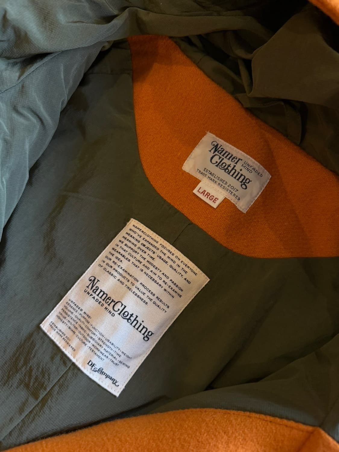 네이머 클로딩 더플코트 100~103 상품이미지4