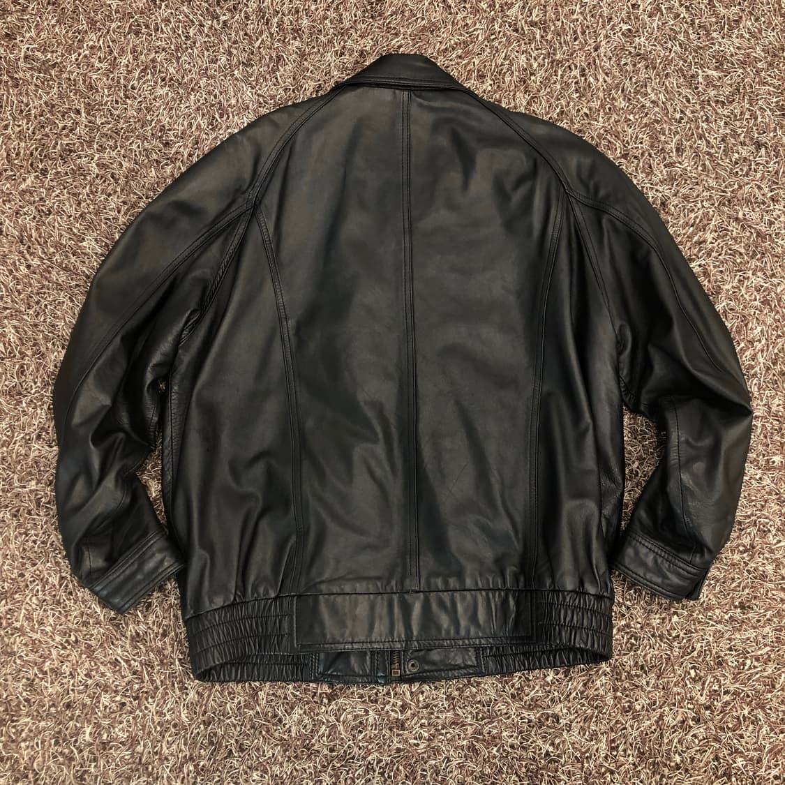 피에르가르뎅 양가죽 봄버 레더 가죽 자켓  상품이미지5
