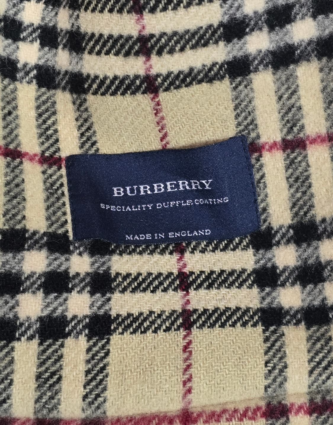 Burberry 버버리 레드 체크 후드 더플 떡볶이 코트 상품이미지7
