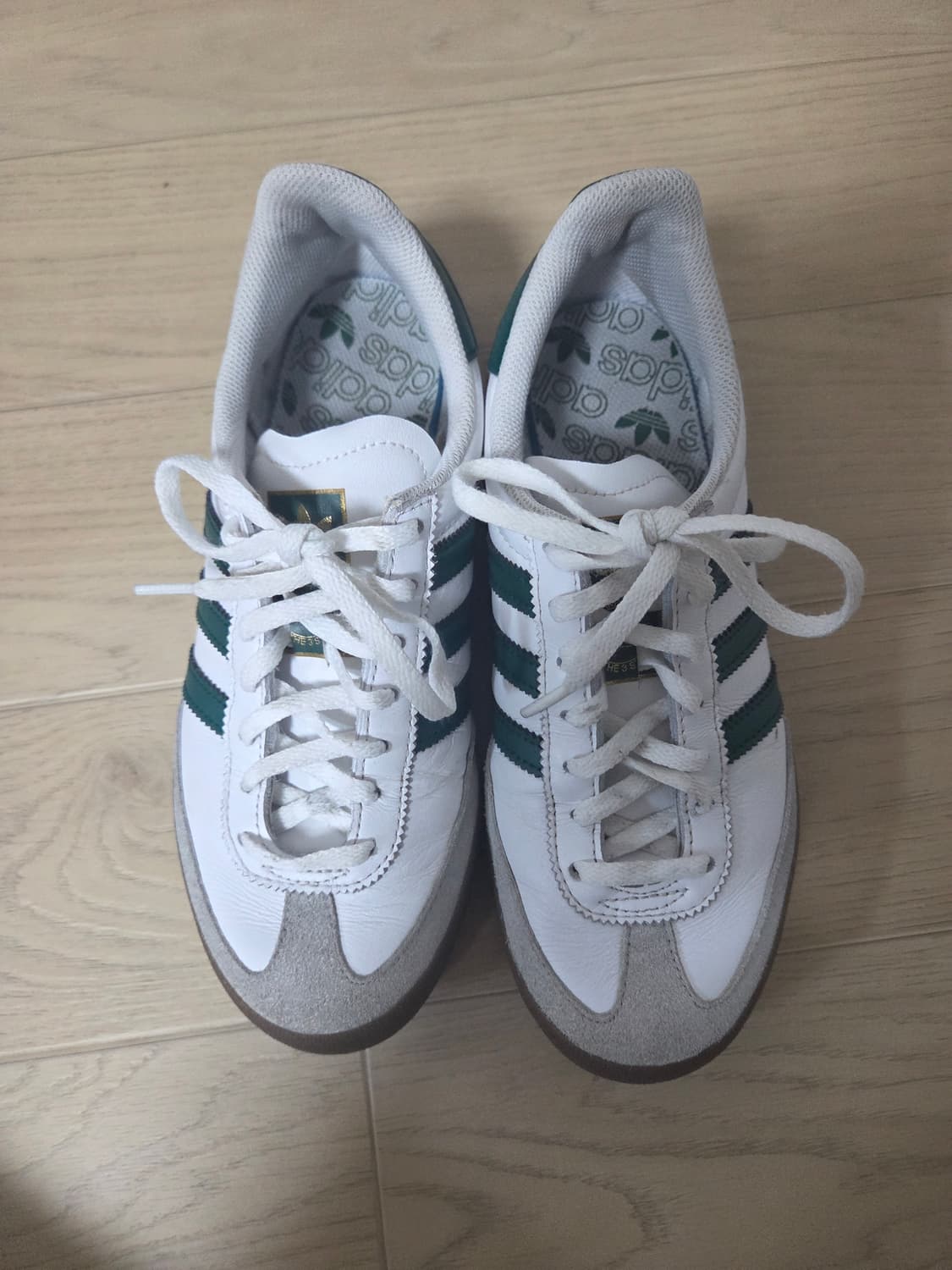 아디다스 진스 화이트 그린 상품이미지7