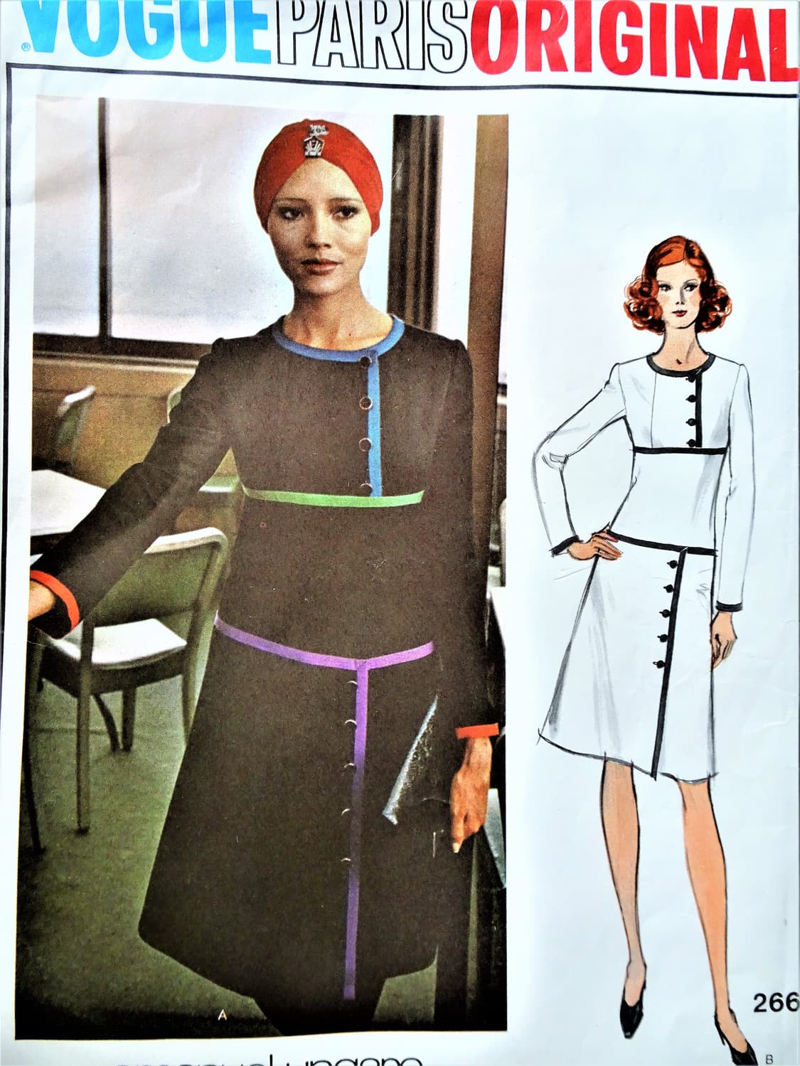 1970s Ungaro 웅가로 빈티지 울 페플럼 가디건 상품이미지8