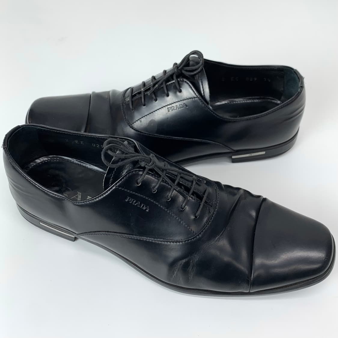 프라다 레더 더비 슈즈 상품이미지5