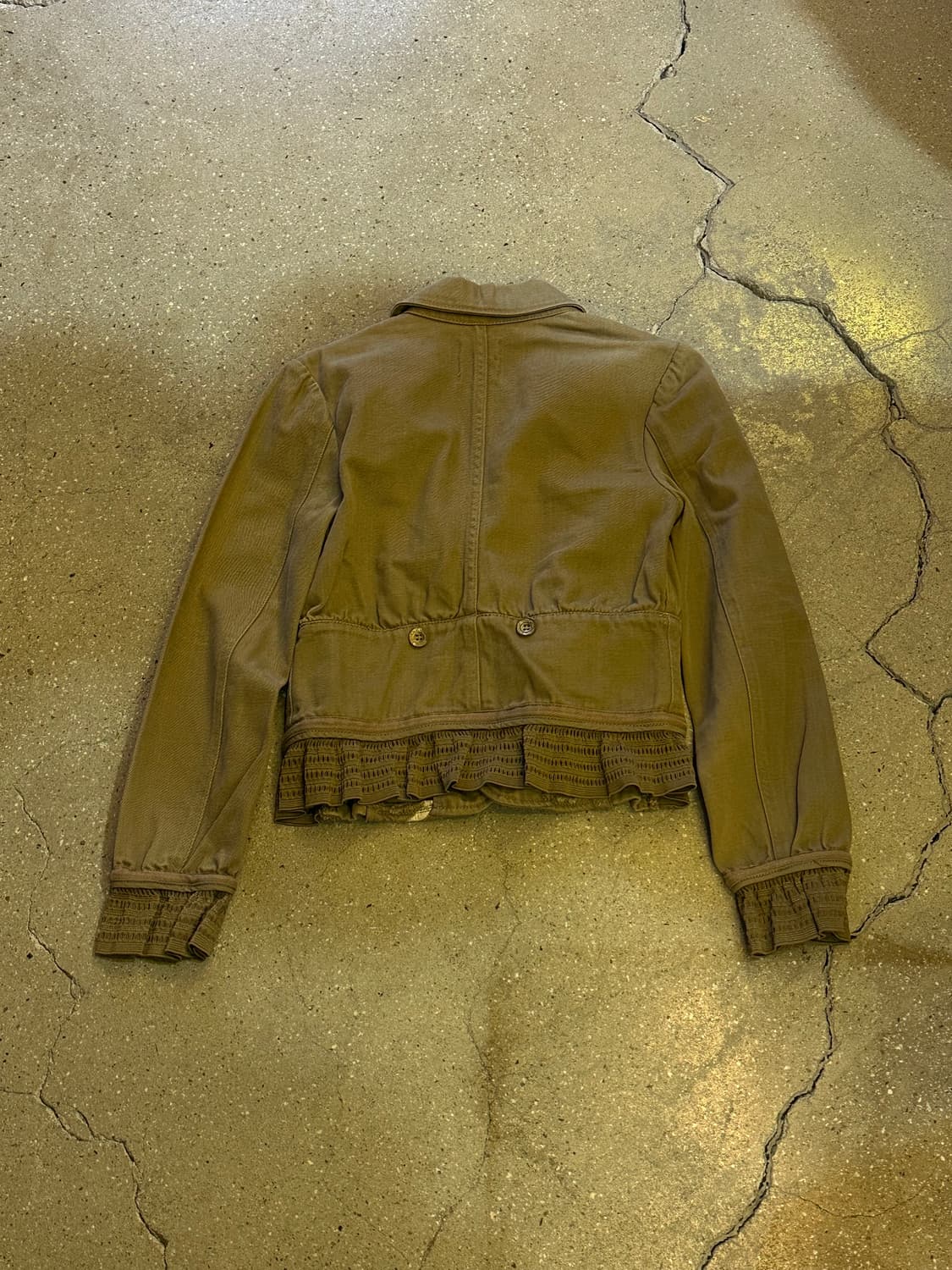 DIESEL 디젤 Y2K 카키베이지 자켓 상품이미지8