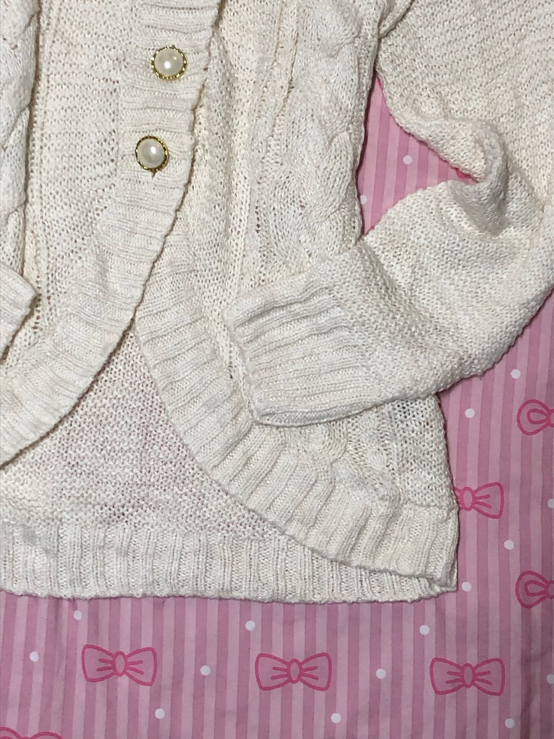 트랄라라 아이보리 모에 가디건 상품이미지3