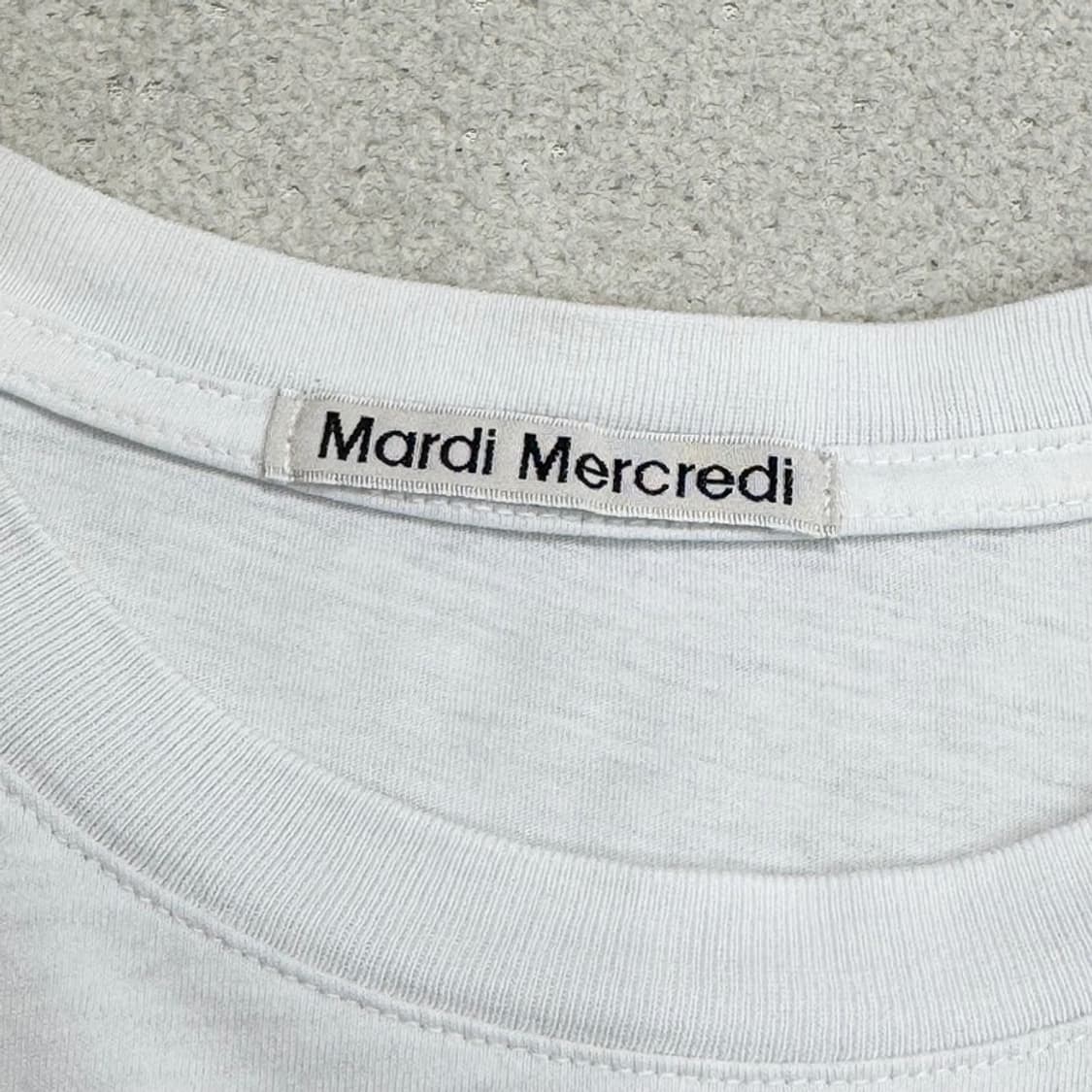 MARDI MERCREDI 프린팅 반팔 티 FREE 상품이미지3