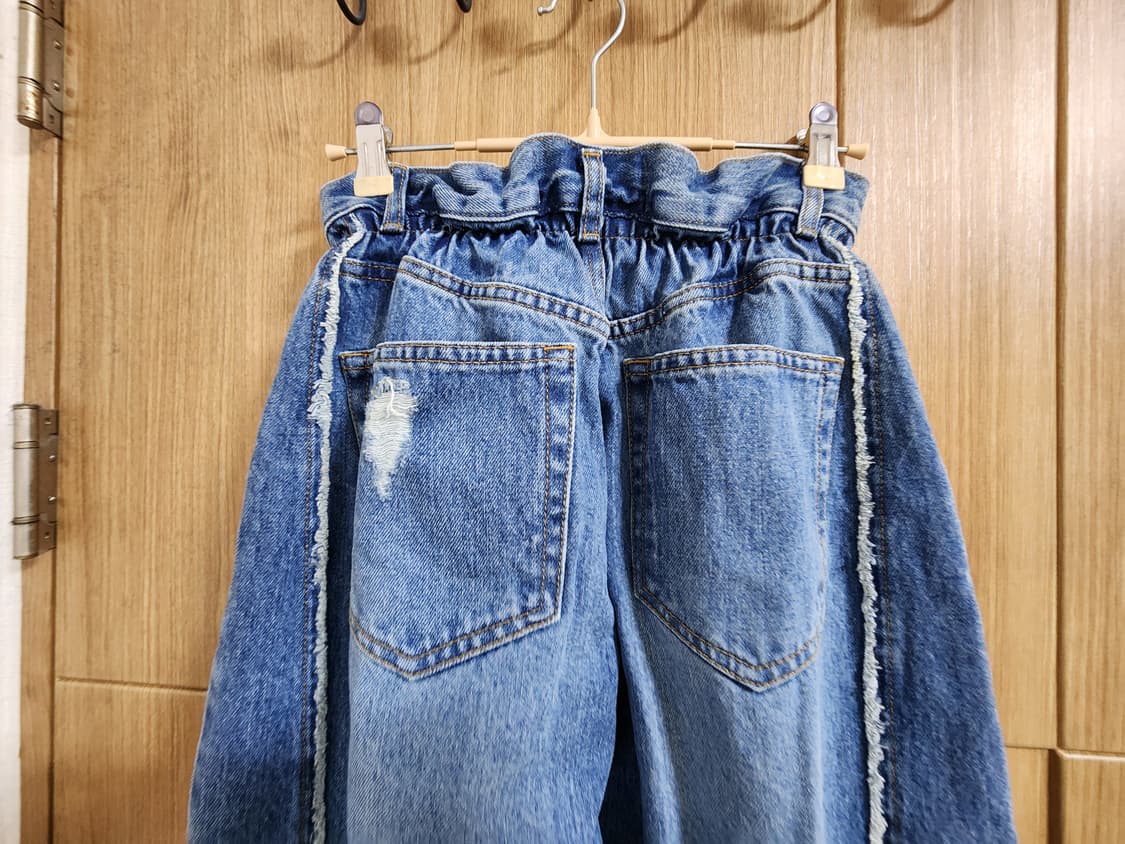 (XS)여성 YCH 와이드 데님 팬츠 청바지 상품이미지7