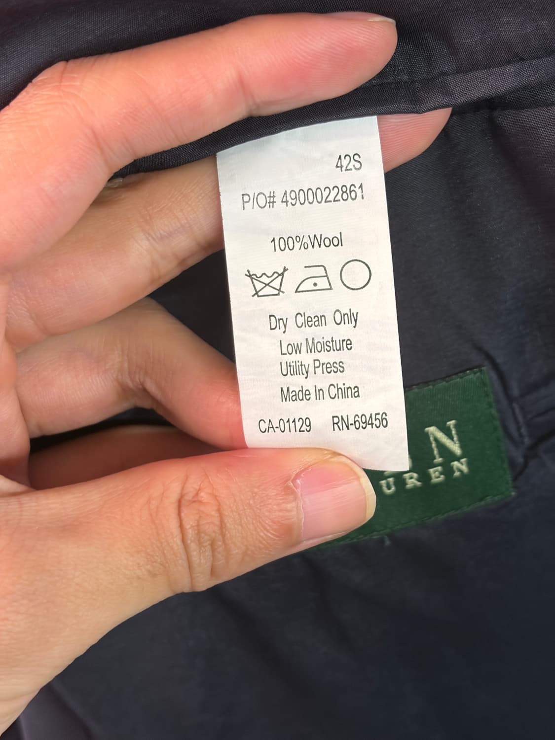 J2 랄프로렌 금장 네이비 블레이저 42S 상품이미지6