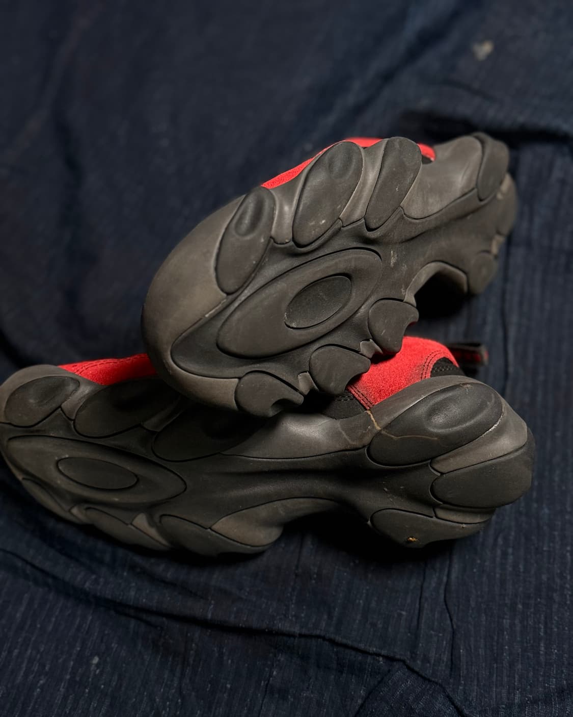 오클리 x 브레인 데드 스웨이드 플래쉬 샌들 [라바/블랙] US9 상품이미지7