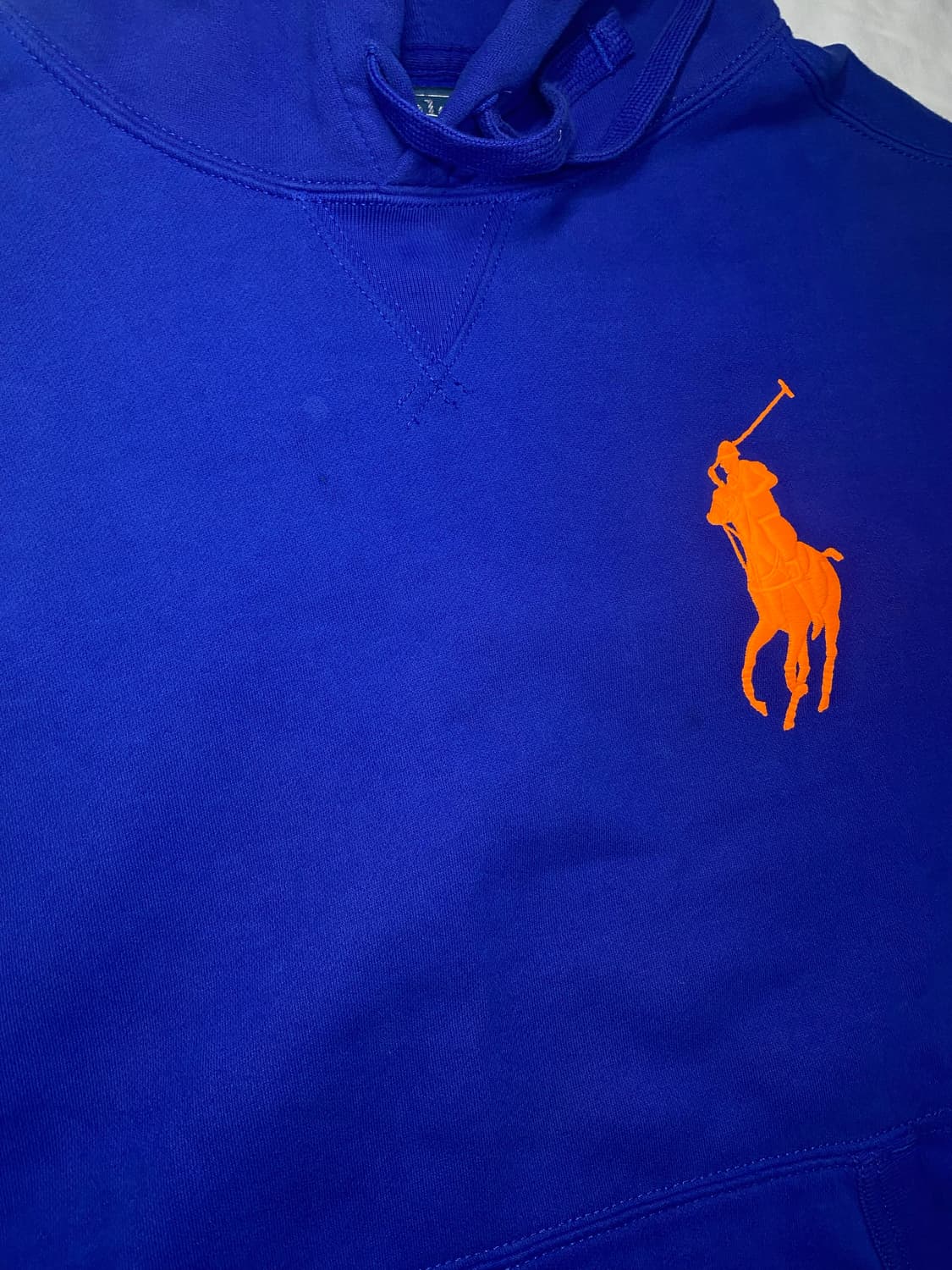 폴로랄프로렌 빅포니 후드 블루 오렌지 치프키프 상품이미지5