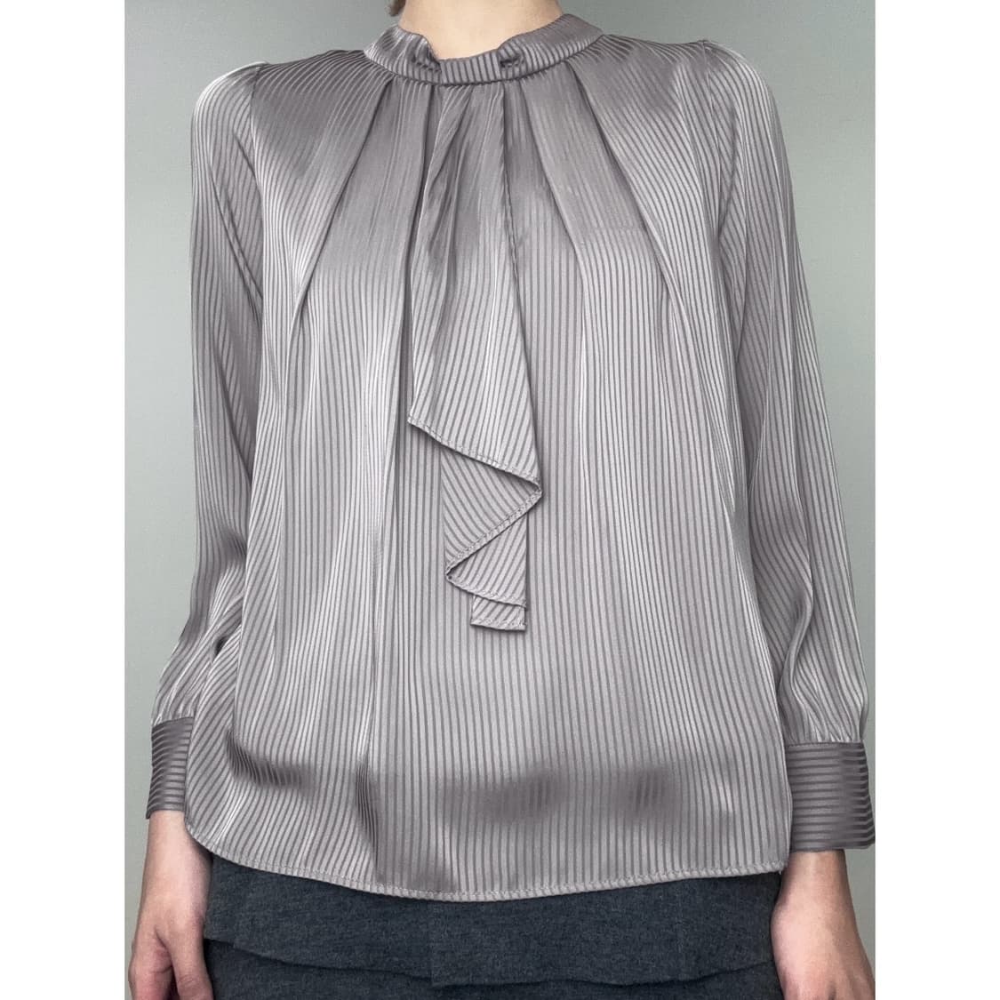 빈티지 브라운 블라우스 상품이미지1