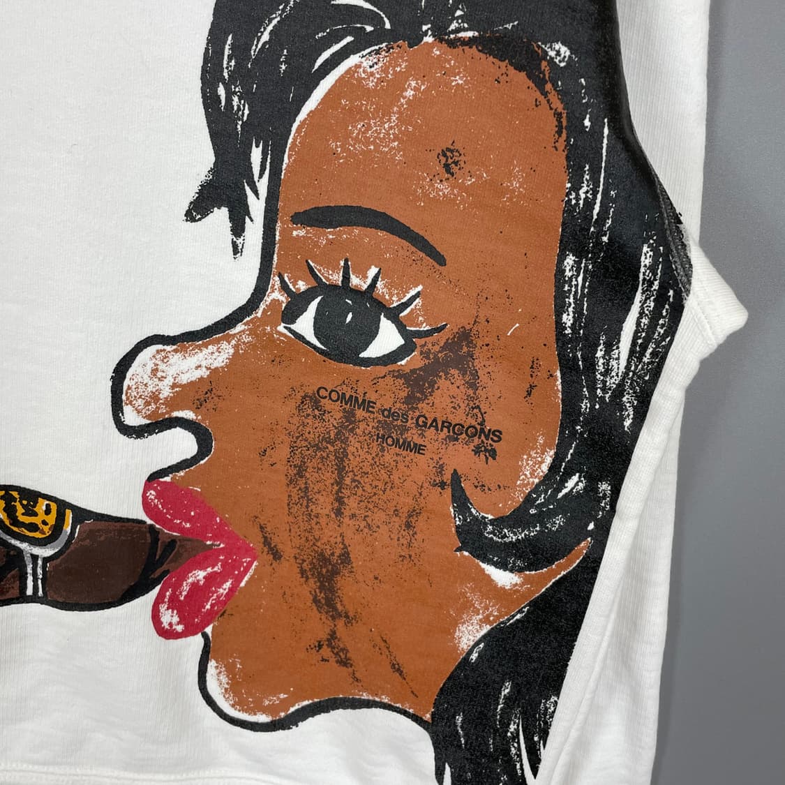 2003년도 꼼데가르송 쿠바 시가 스웻셔츠 맨투맨티셔츠 상품이미지3