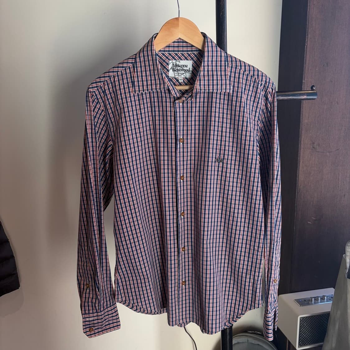 15334 - 비비안 웨스트우드 체크 셔츠 상품이미지2