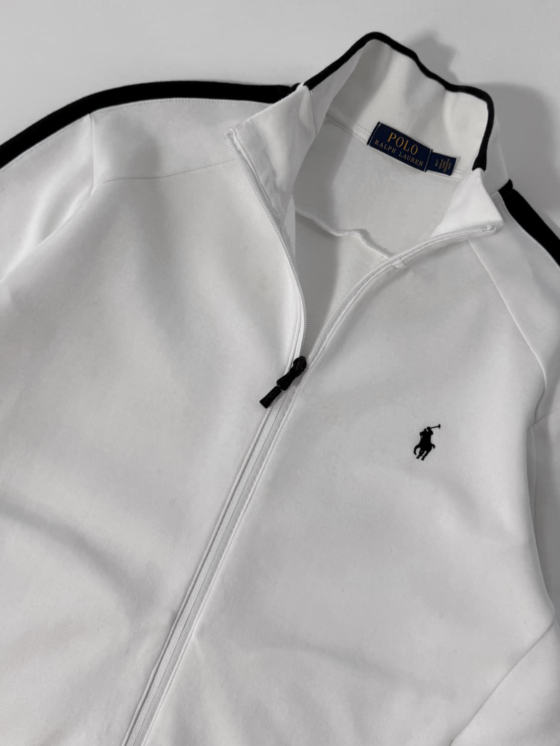 폴로 랄프로렌 신형 루즈핏 화이트 코튼 트랙 집 자켓  상품이미지4