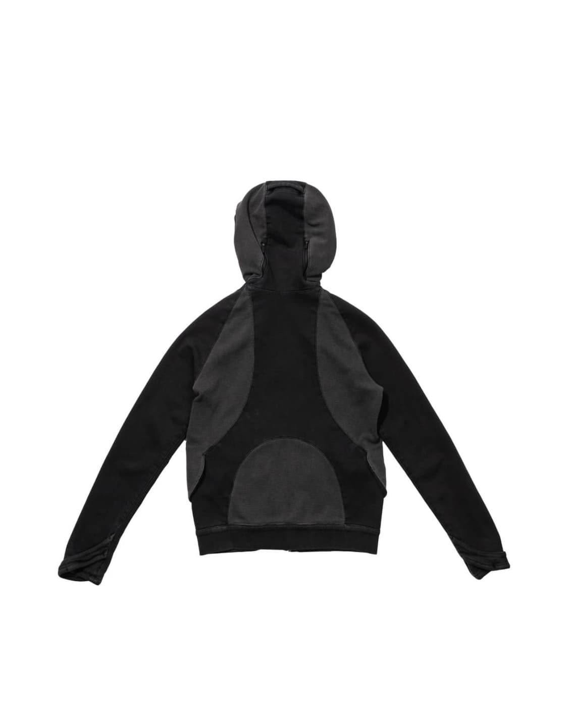 혜인서 25fw slashed zip hoodie 차콜 상품이미지2