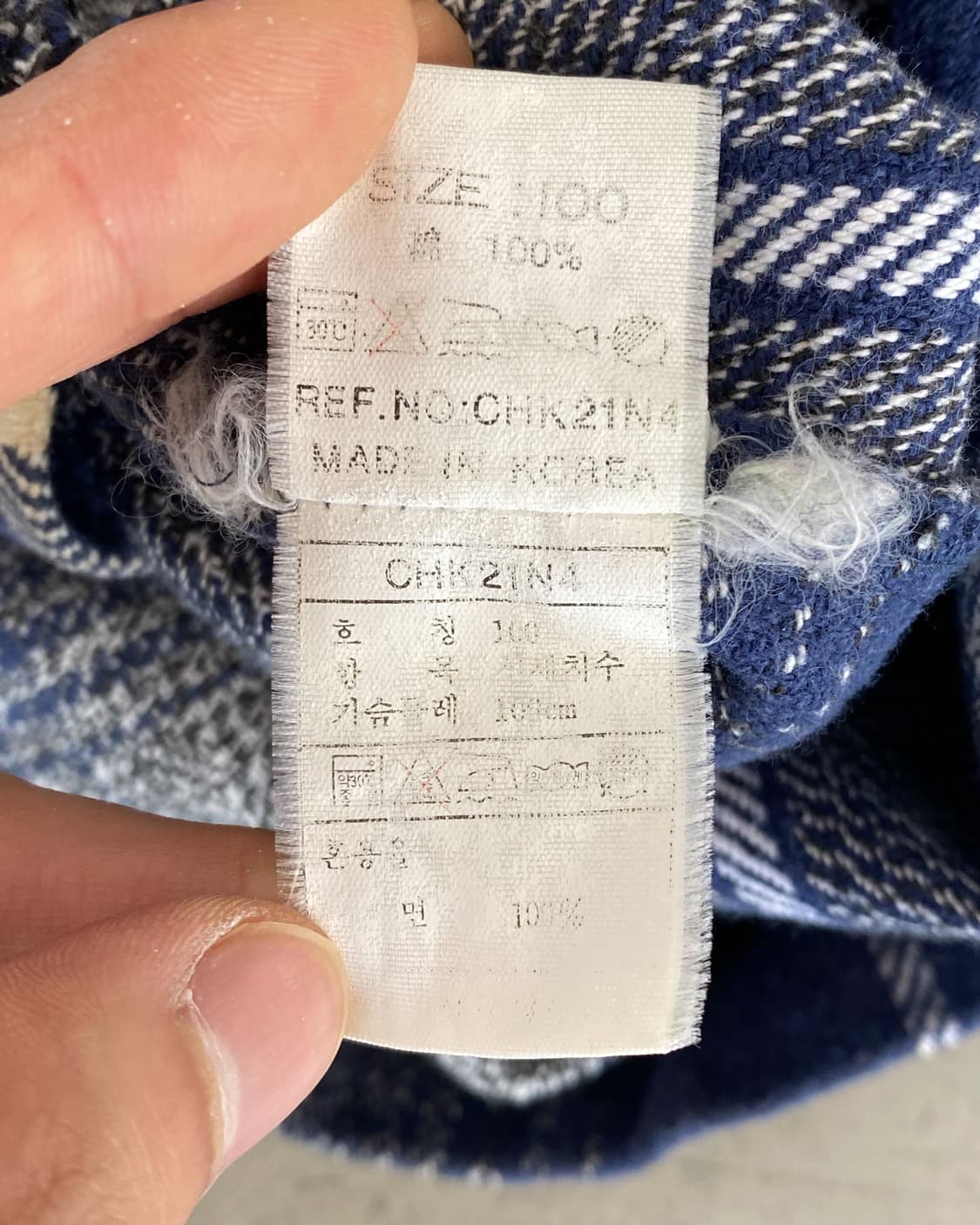 Caspi 투포켓 플란넬 체크 풀오버 하프 집 셔츠 상품이미지10