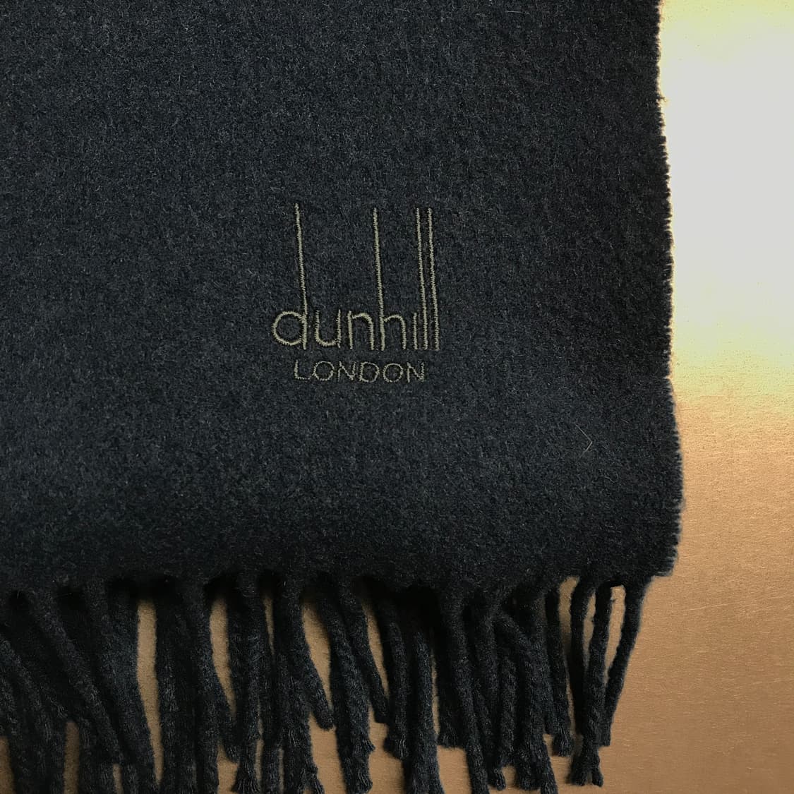 던힐 네이비 머플러 상품이미지4