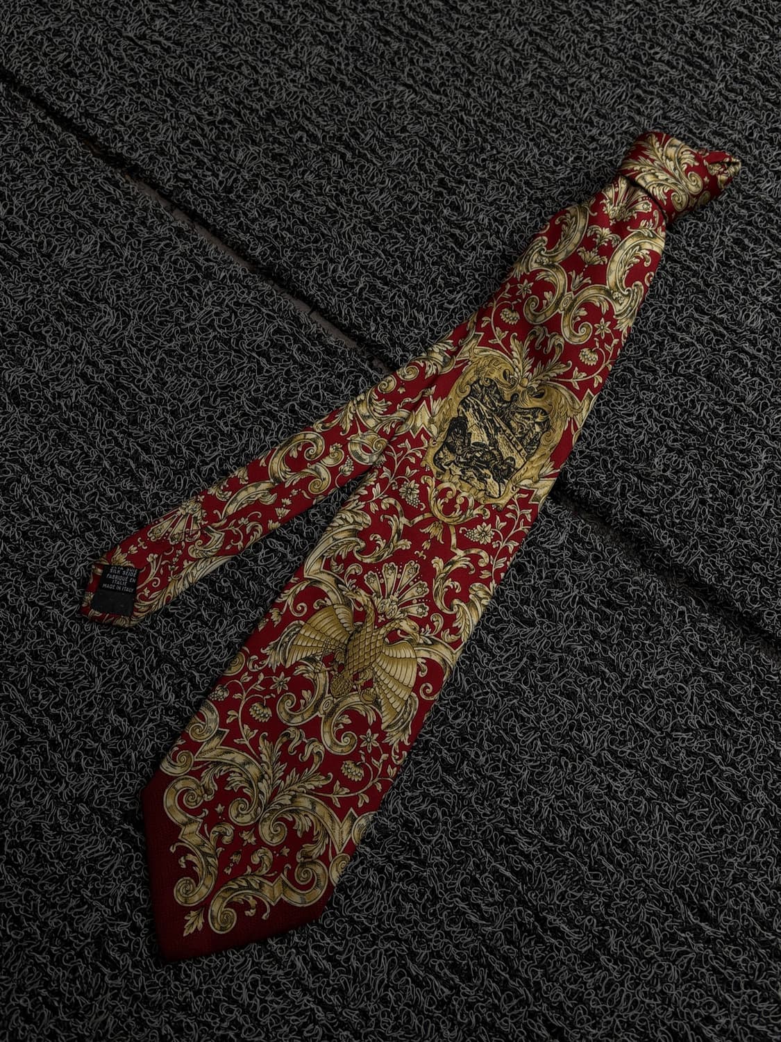 오리엔탈 빈티지 패턴 실크 넥타이 1965 상품이미지1