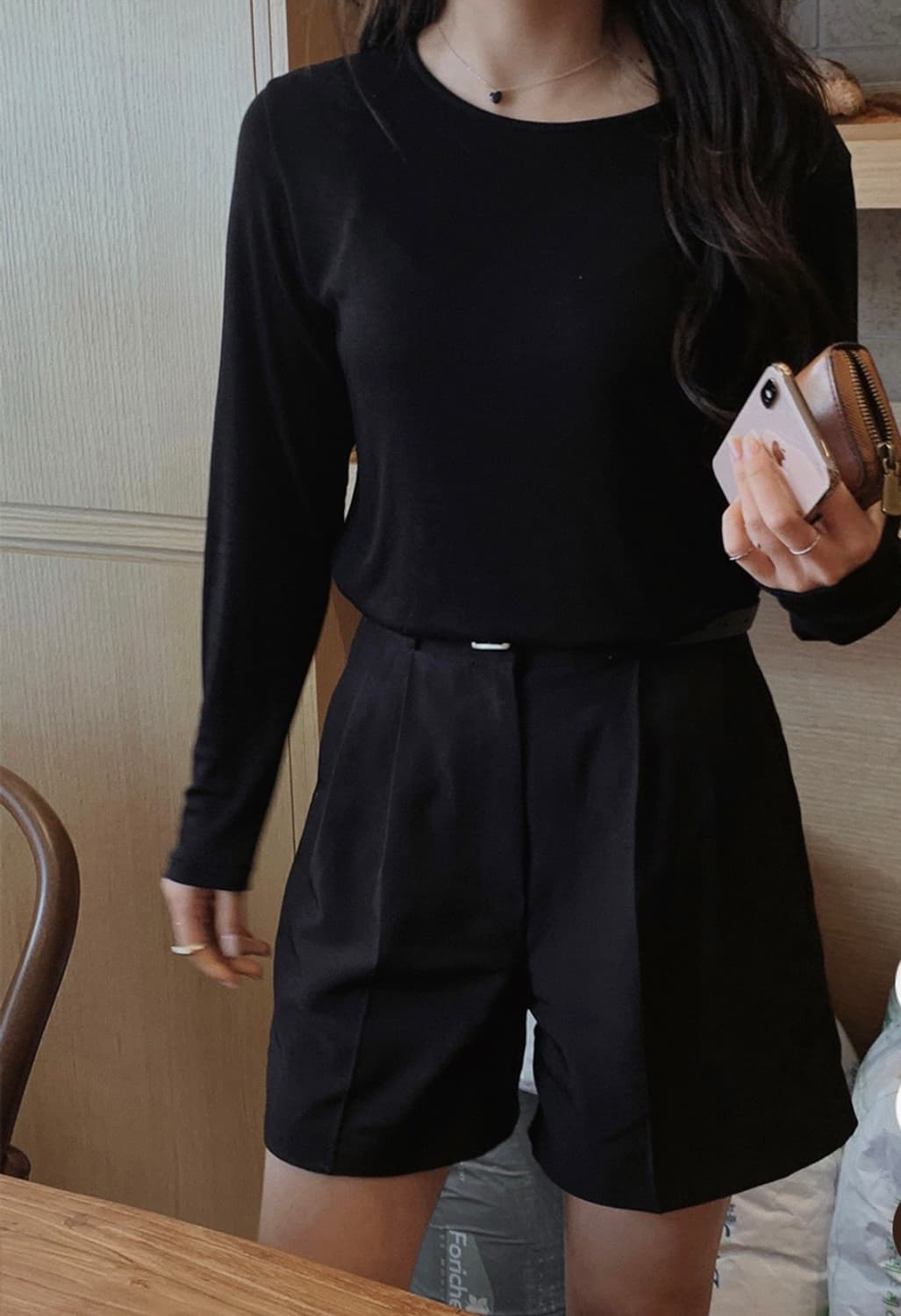 (미개봉, 새상품) 슬로우앤드 여리핏 소프트 골지티셔츠 스판티 기본티 상품이미지4