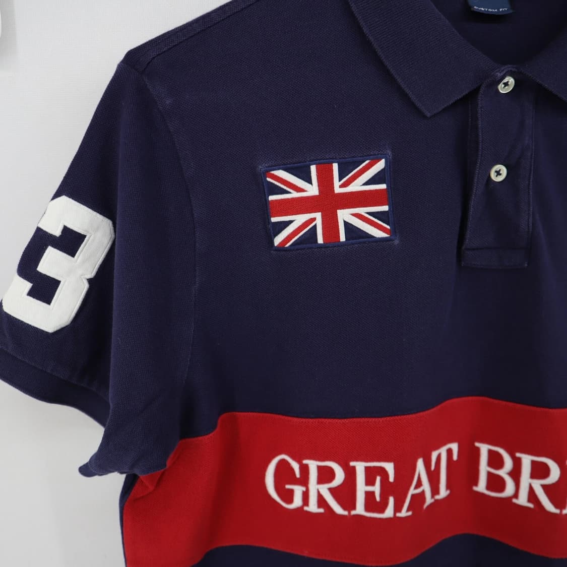 폴로 랄프로렌 그레이트 브리튼 국대 빅포니 카라티 상품이미지5