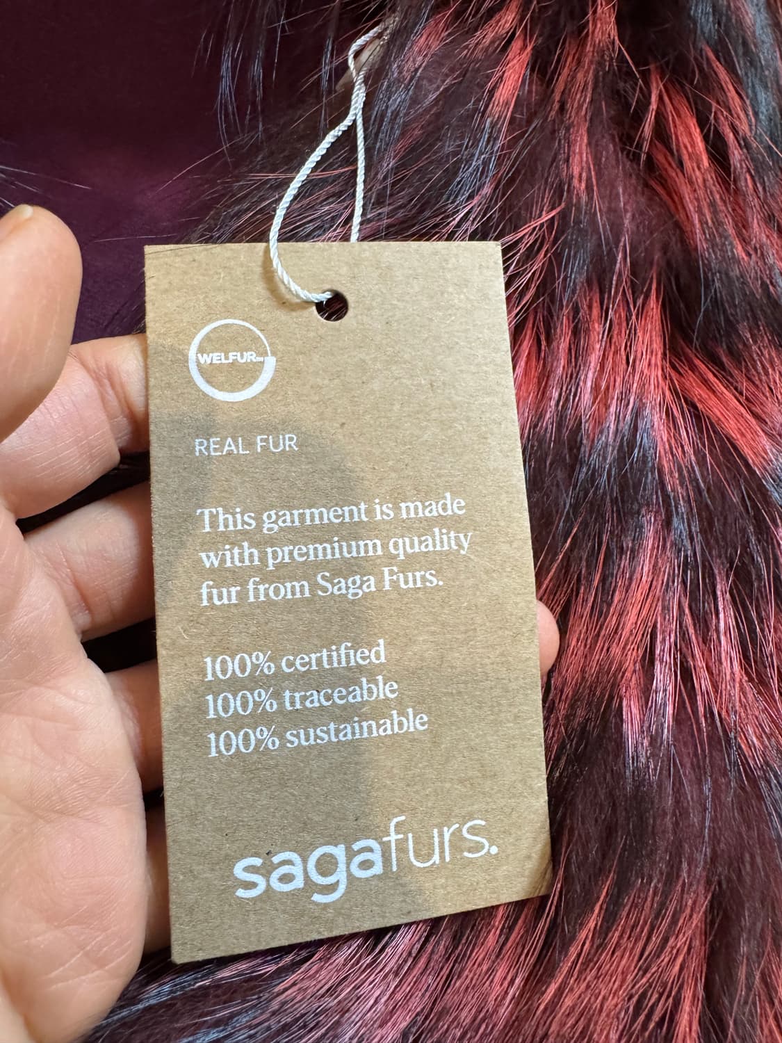 vico cristallini 새상품 비코크리스탈리아니 폭스퍼 코트 상품이미지2