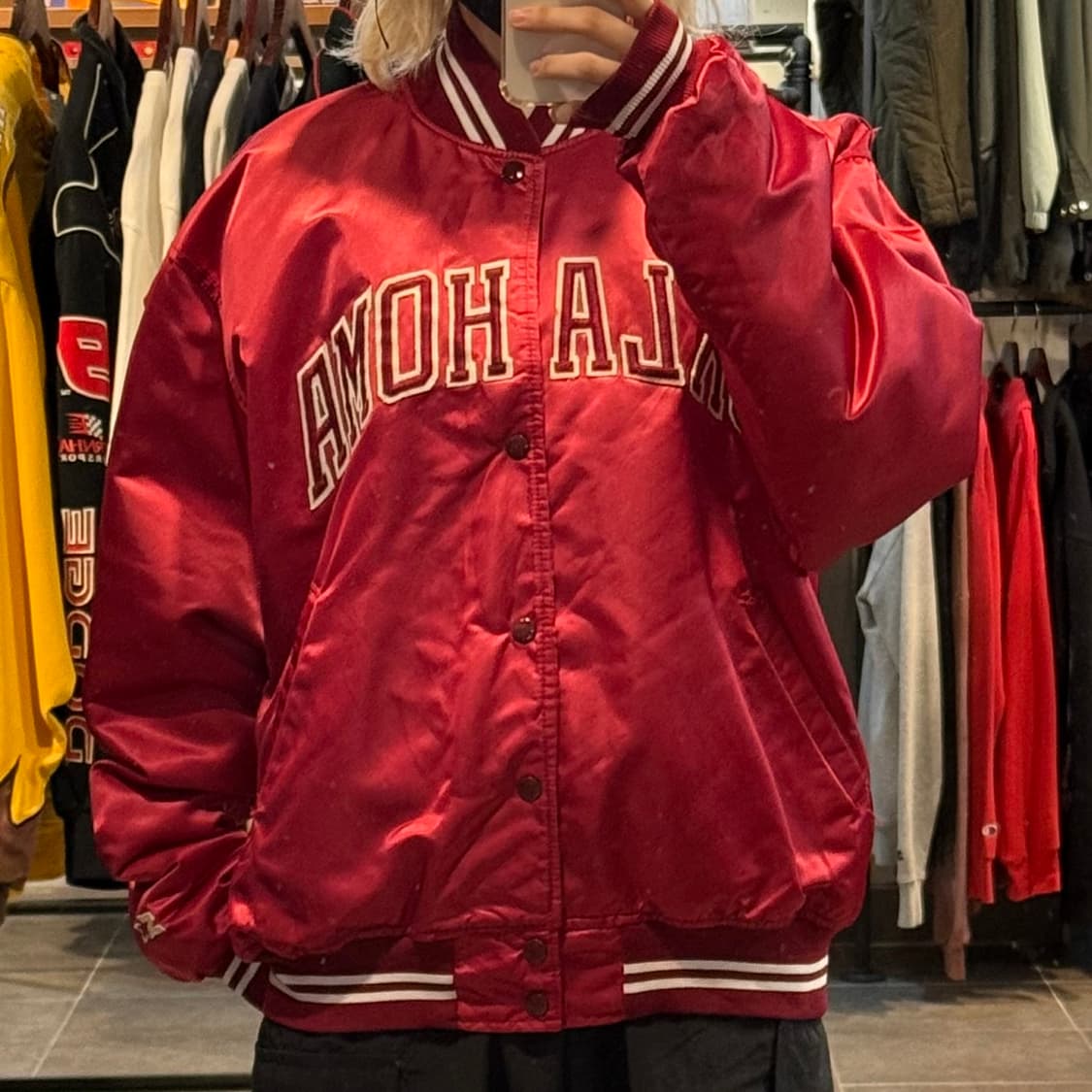 [NO.9]Starter 새틴 바시티 자켓 상품이미지1