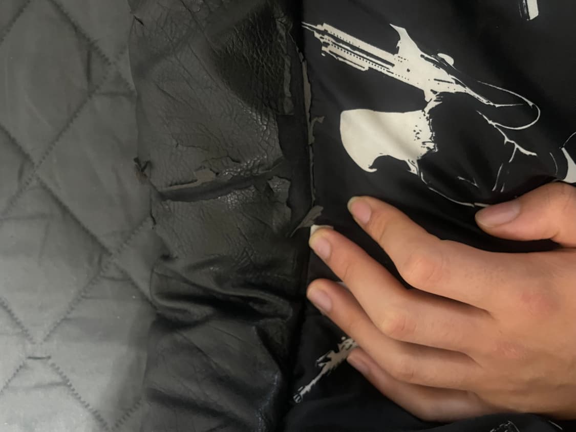 떠그 클럽 레더 패딩 사이즈 2 상품이미지8