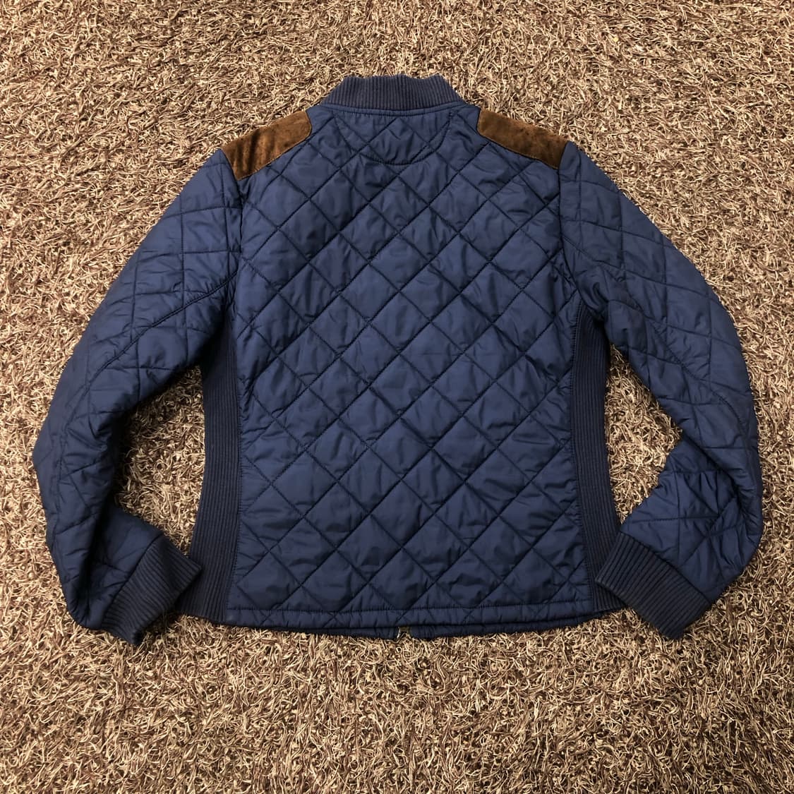 폴로 랄프로렌 투웨이 소가죽 스웨이드 패치 퀄팅 자켓 상품이미지4