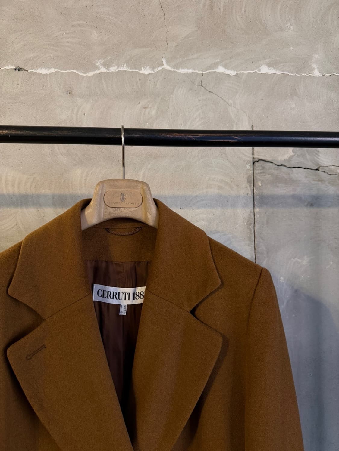 세루띠 캐시미어 더블 브레스티드 코트 66~77 상품이미지4