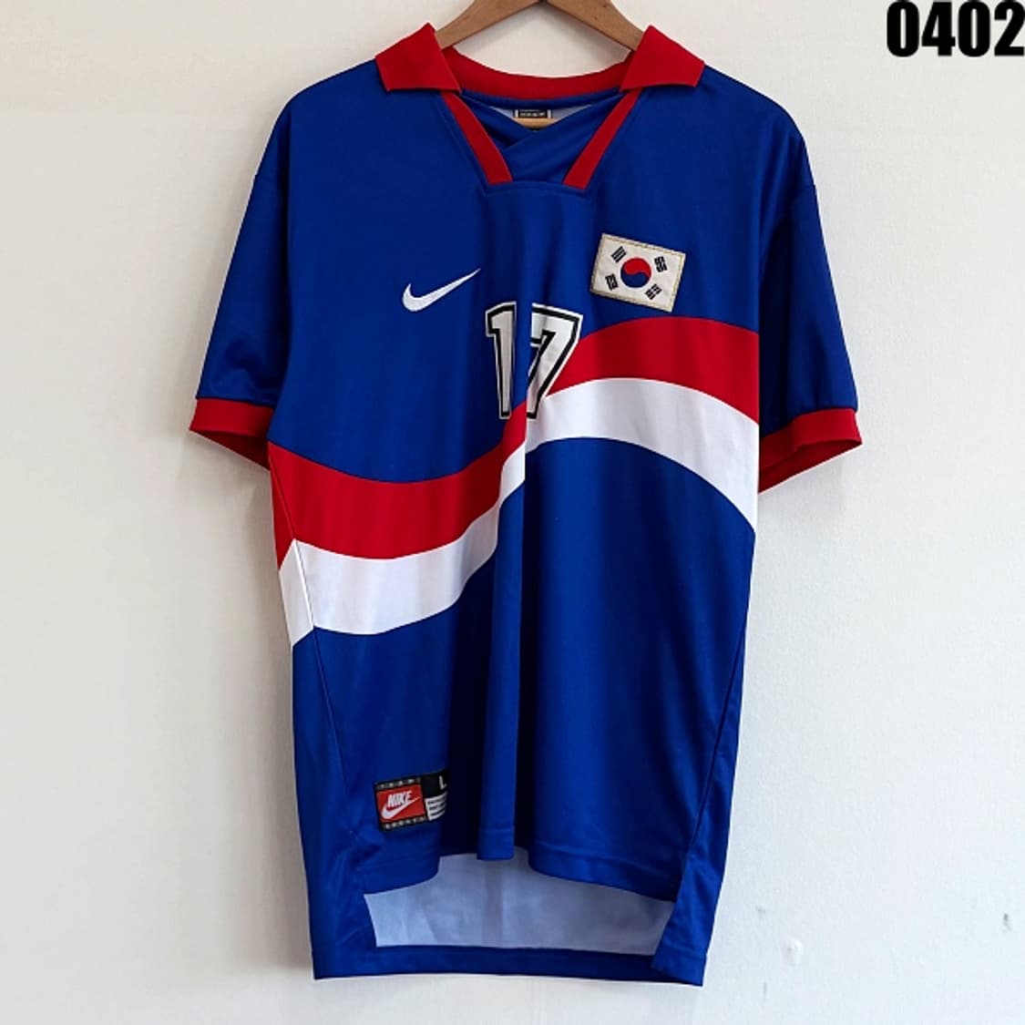 나이키 팀 코리아 축구 유니폼 L 0402 상품이미지1