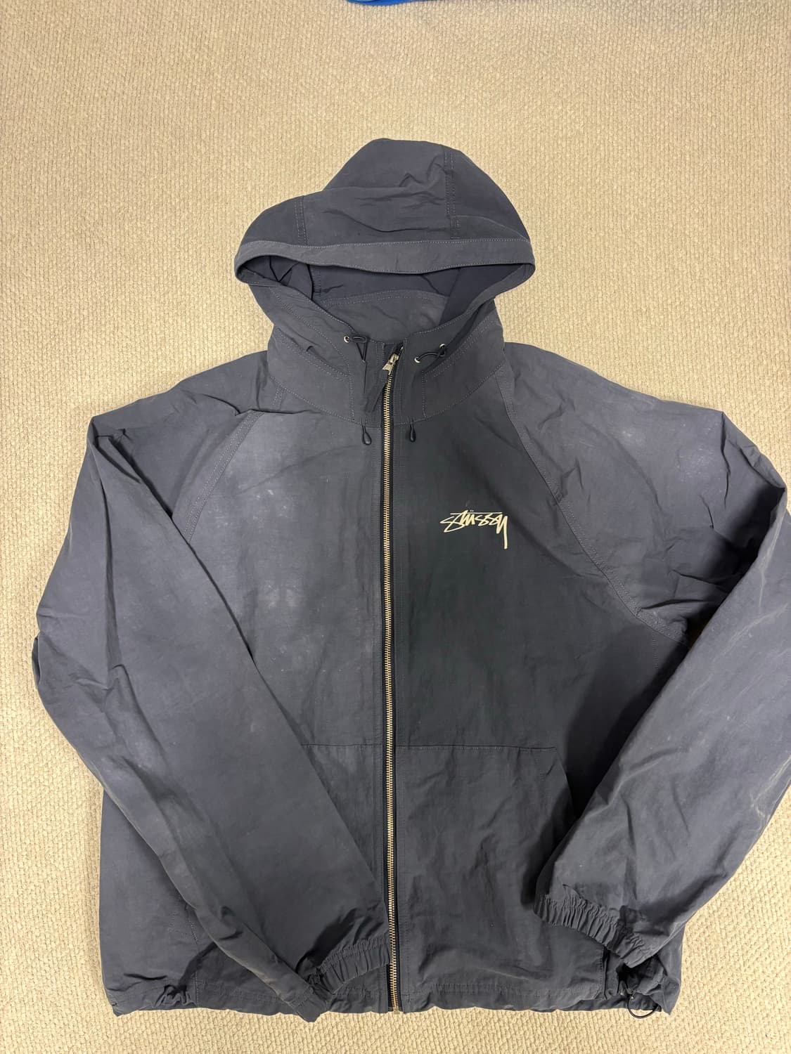 스투시 웨이브 다이 비치쉘 네이비 XL 상품이미지1