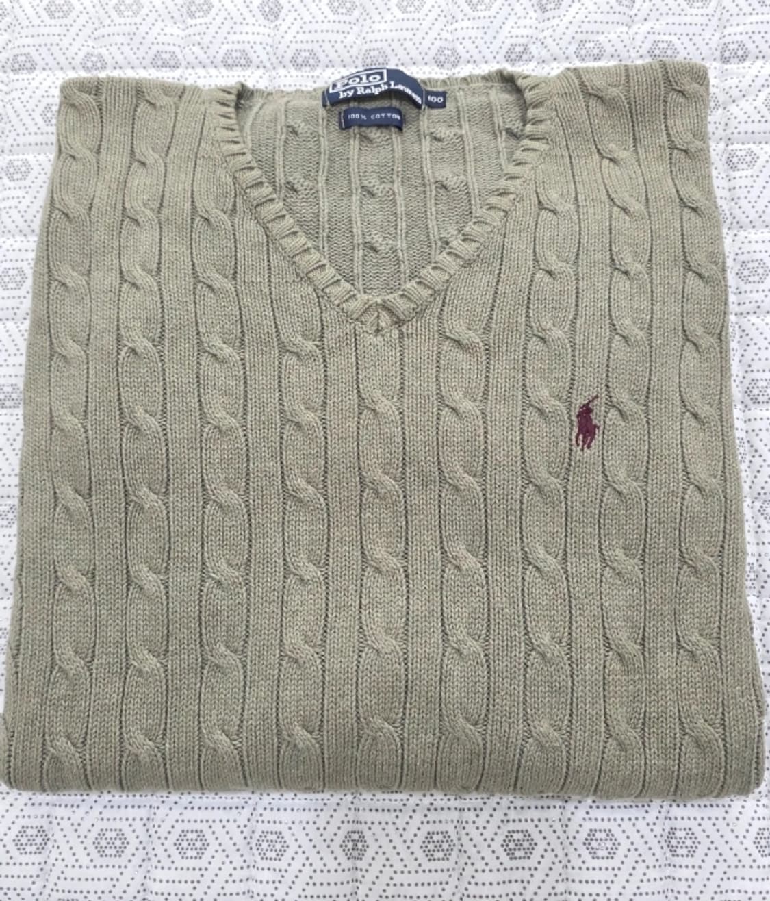 폴로 랄프로렌 케이블 니트 100 상품이미지1