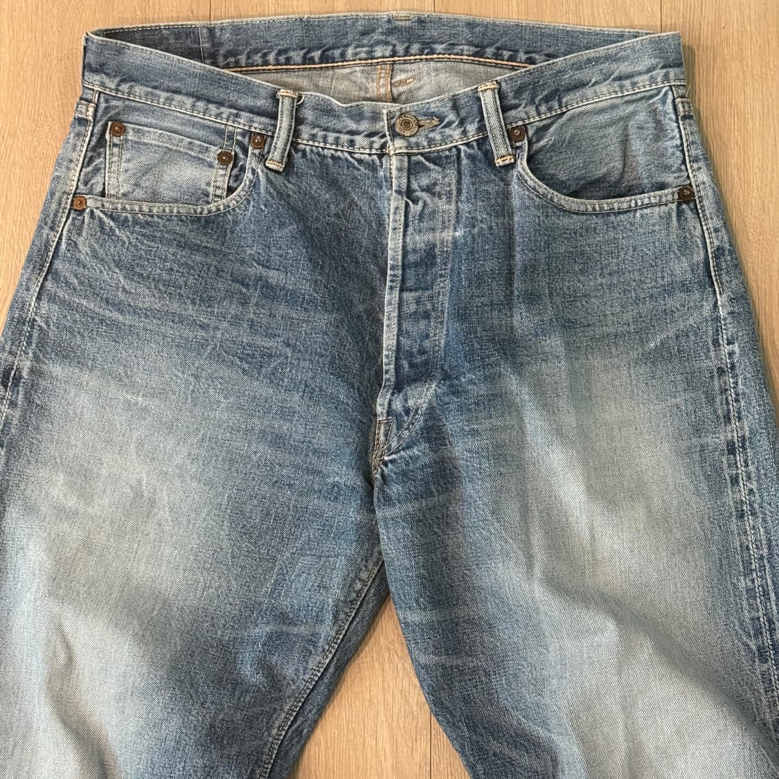 웨어하우스 세컨핸드 66 모델 불명 1100 실측 34인치 상품이미지3