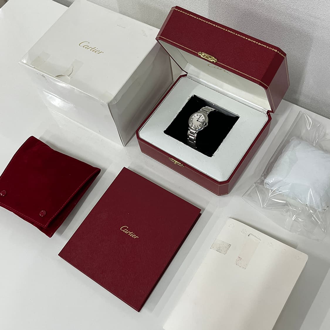 중고 까르띠에 발롱블루 28mm 여성손목시계 상품이미지9