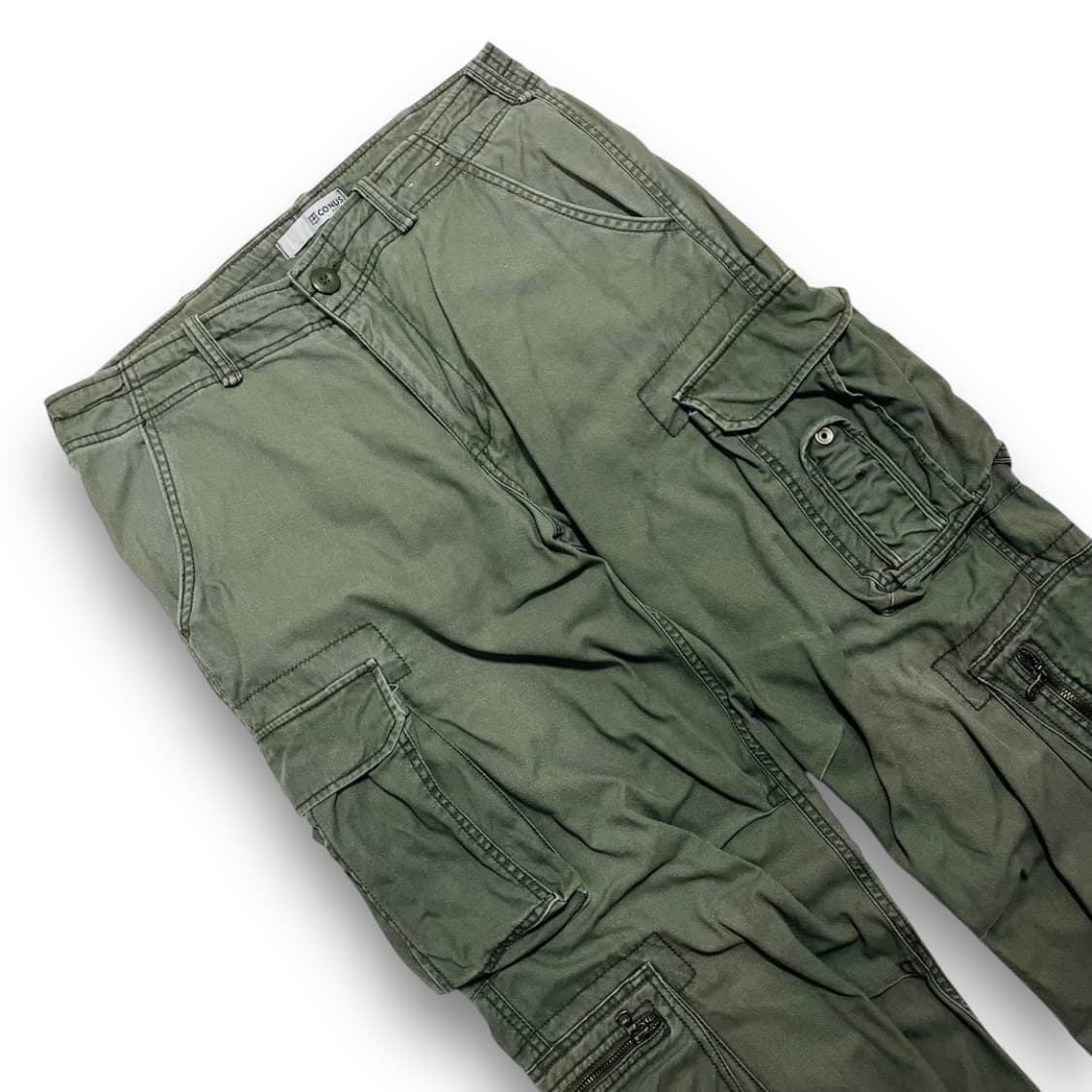 Conus 카키 다중 멀티 포켓 y2k 빈티지 팬츠 상품이미지2