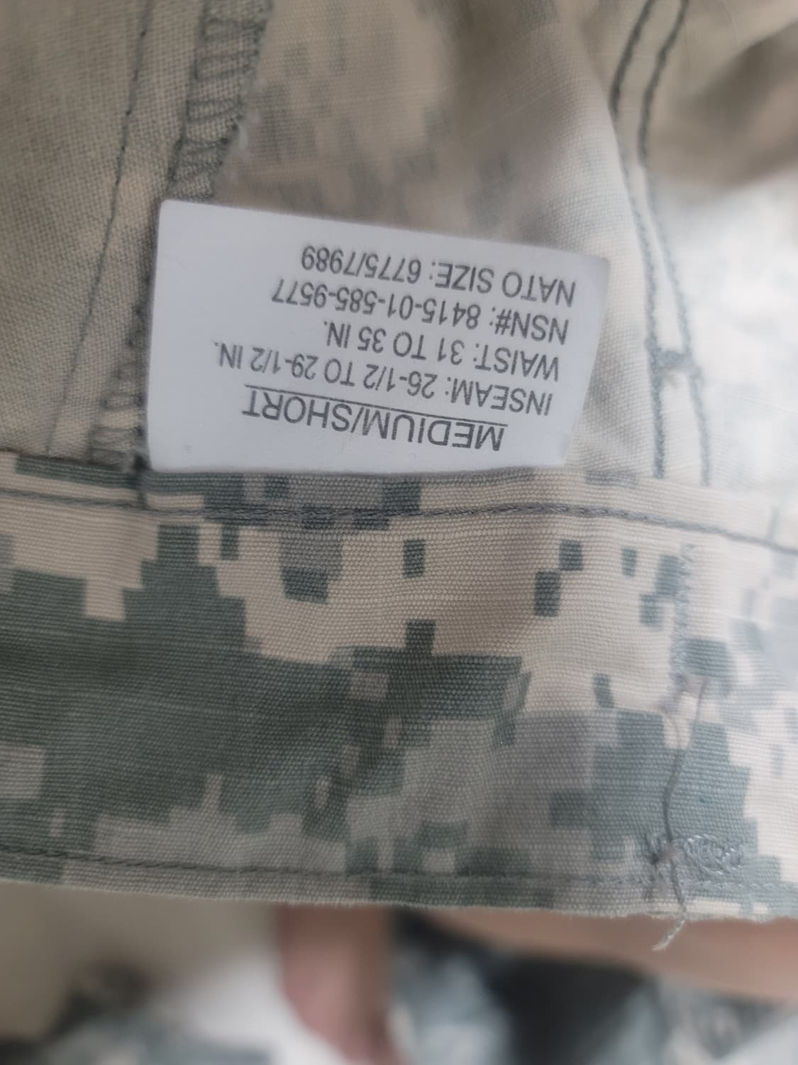 미군 전투복 새상품 상품이미지3