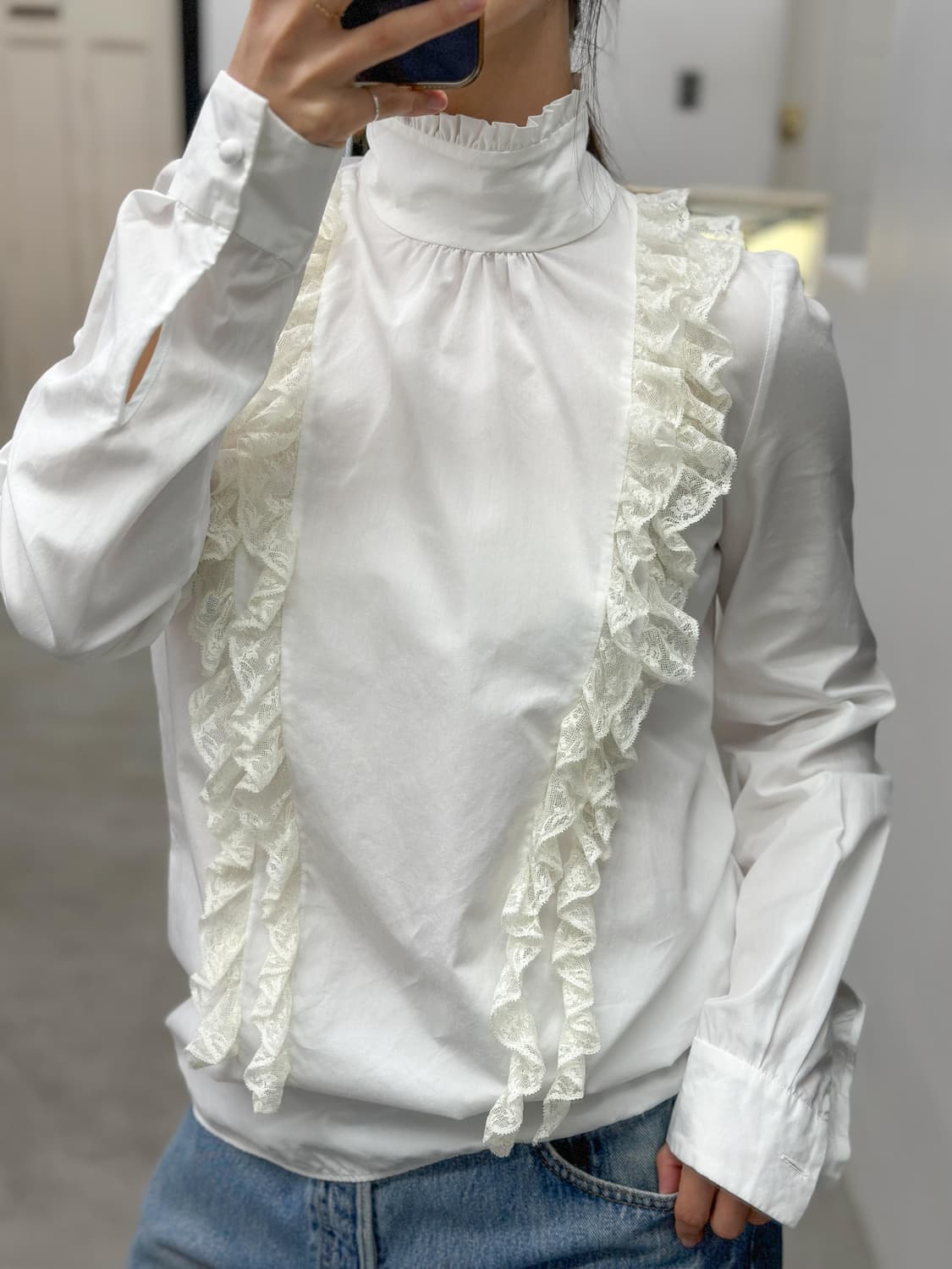 N.21 셔링 셔츠 상품이미지6