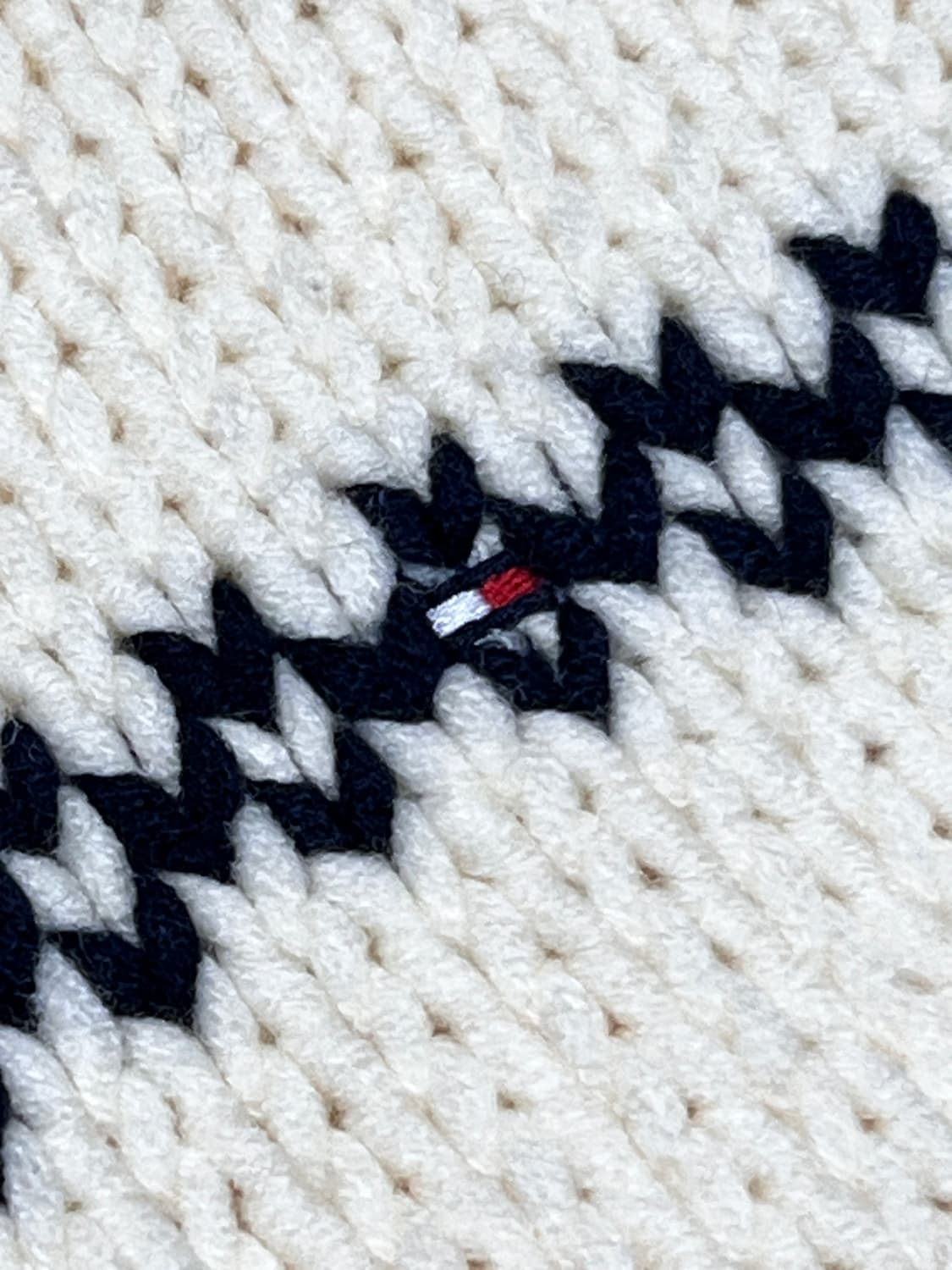 타미힐피거 일본빈티지 투웨이 울 니트 집업 s 아이보리 상품이미지6