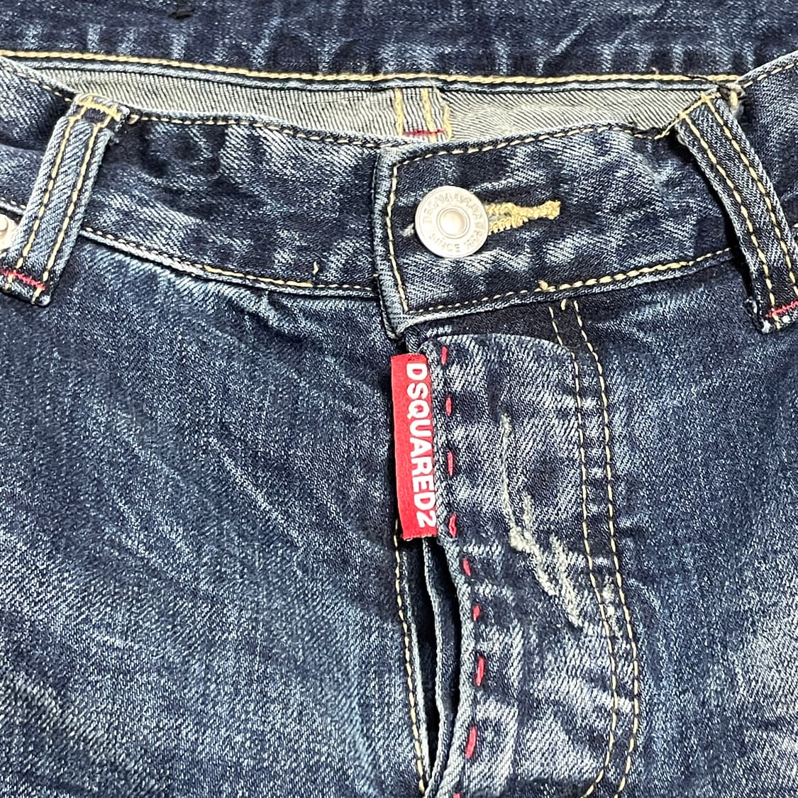 디스퀘어드2 중청 데님 팬츠 남성48 상품이미지3