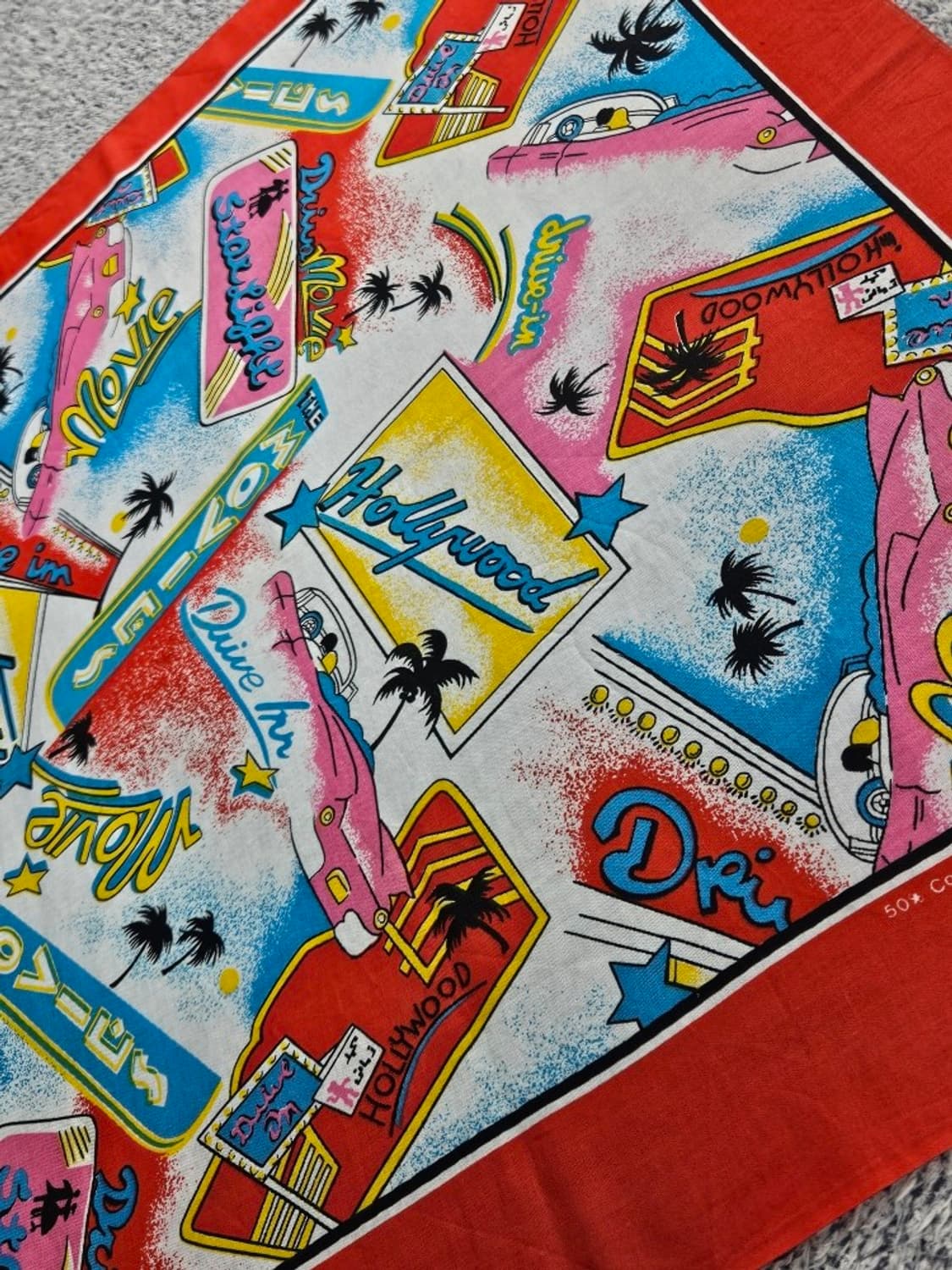 USA 할리우드 스타 드라이브 반다나 ( 56X56 )/ 11721 상품이미지4