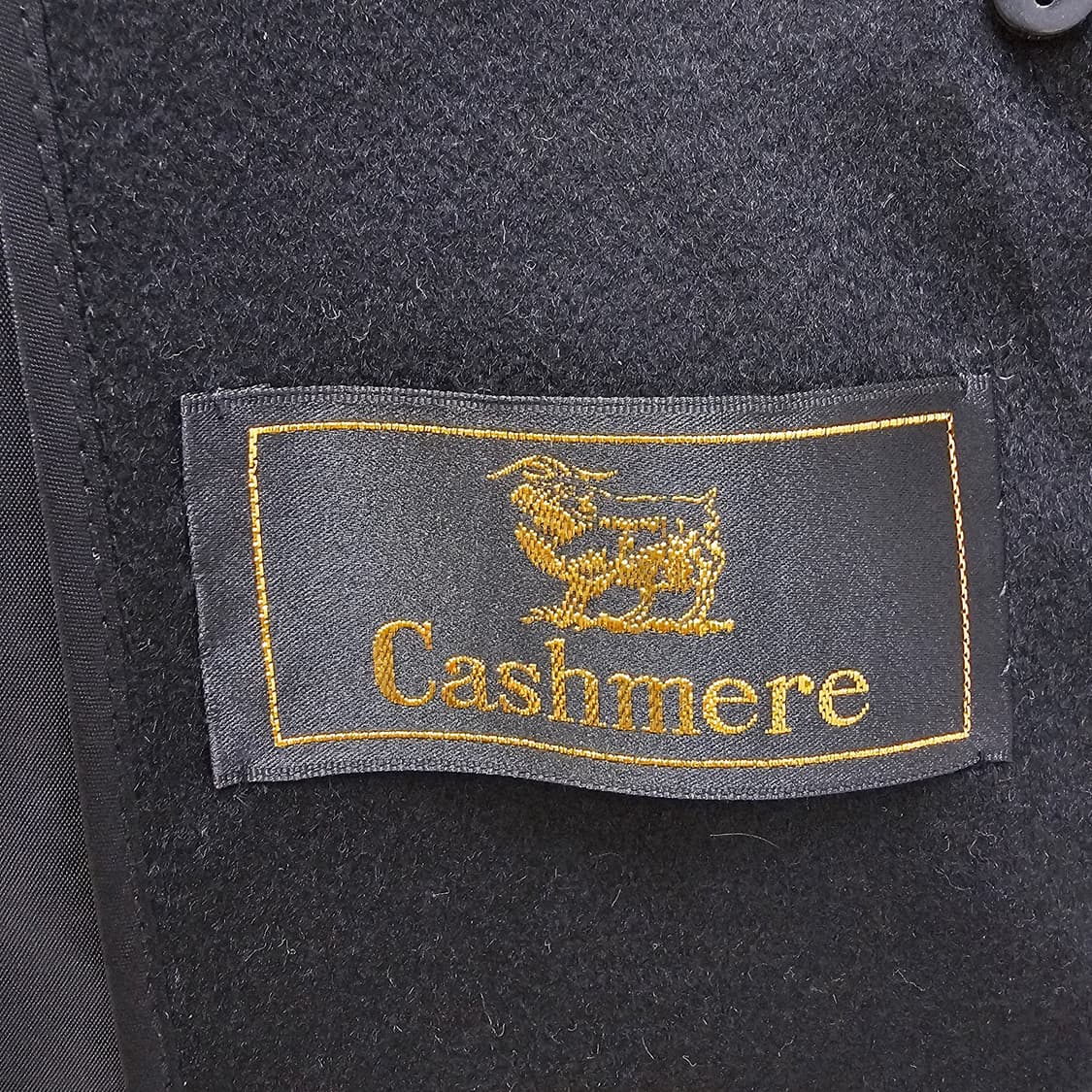 캐시미어100 블랙 밍크카라 빈티지 롱코트 상품이미지9