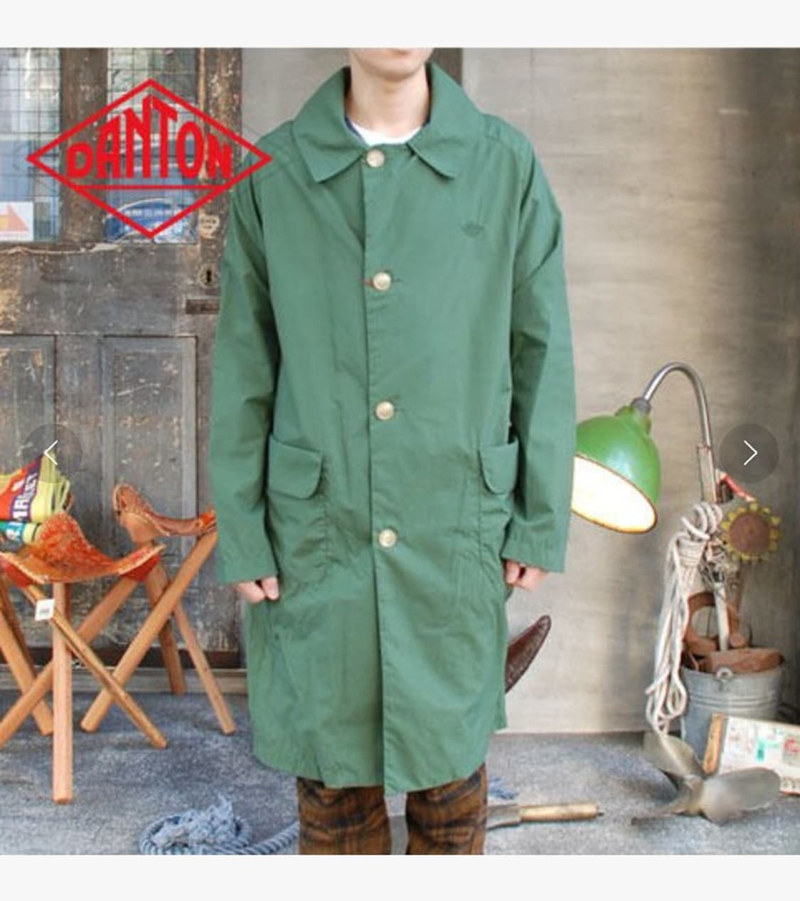 DANTON - NYLON STAND COLLAR COAT 상품이미지2