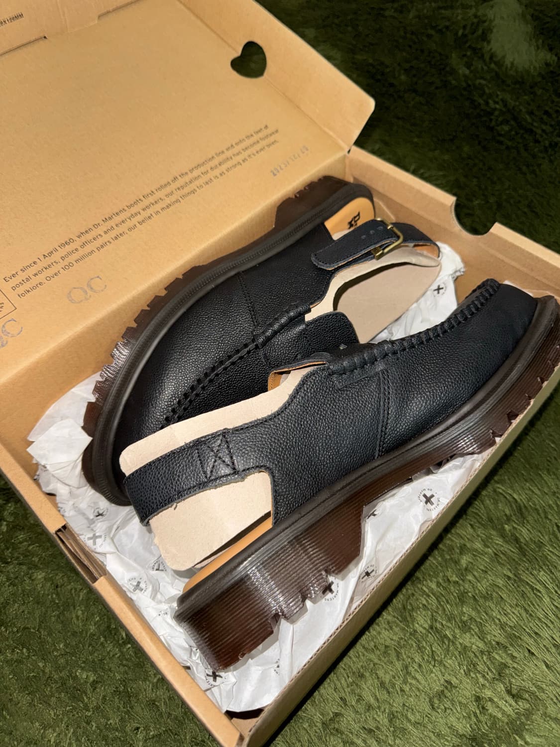 [UK10, 290] 닥터마틴 페니 로퍼 펜톤 슬링 백 레더 블랙 상품이미지7