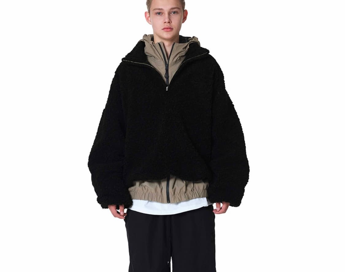 미즈노 x 에스티유 플리스 하프 집업 (M) 상품이미지2