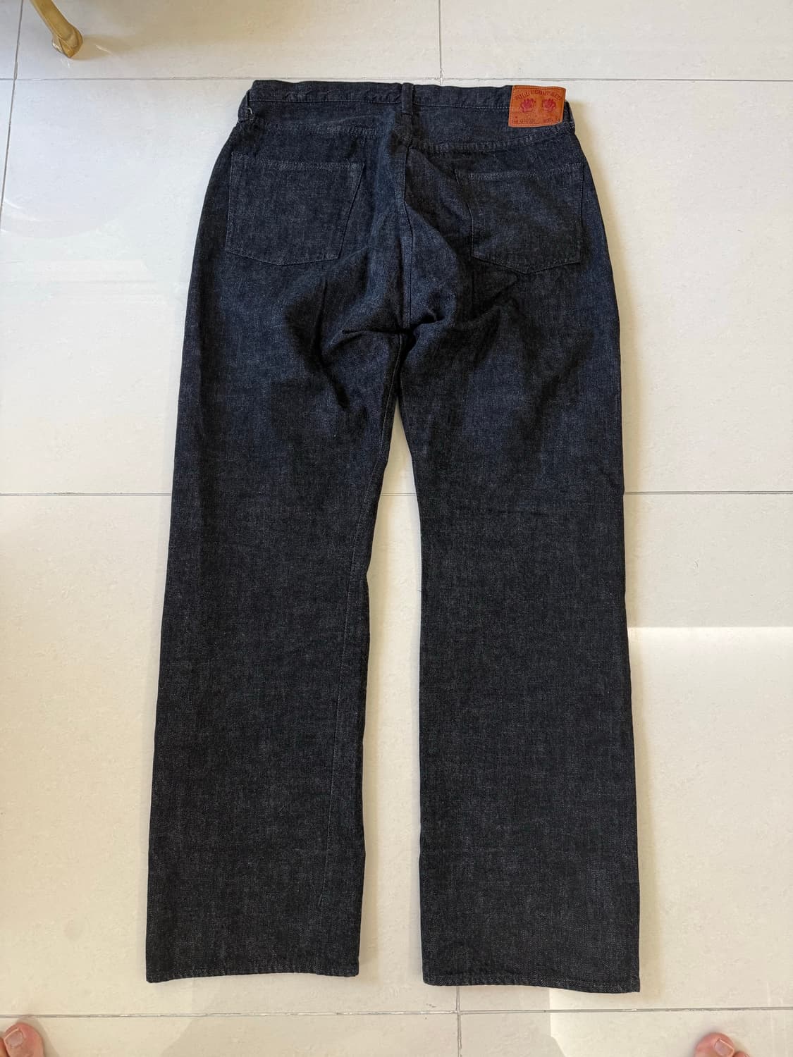 풀카운트 0105bk 블랙 와이드 데님 35 상품이미지2