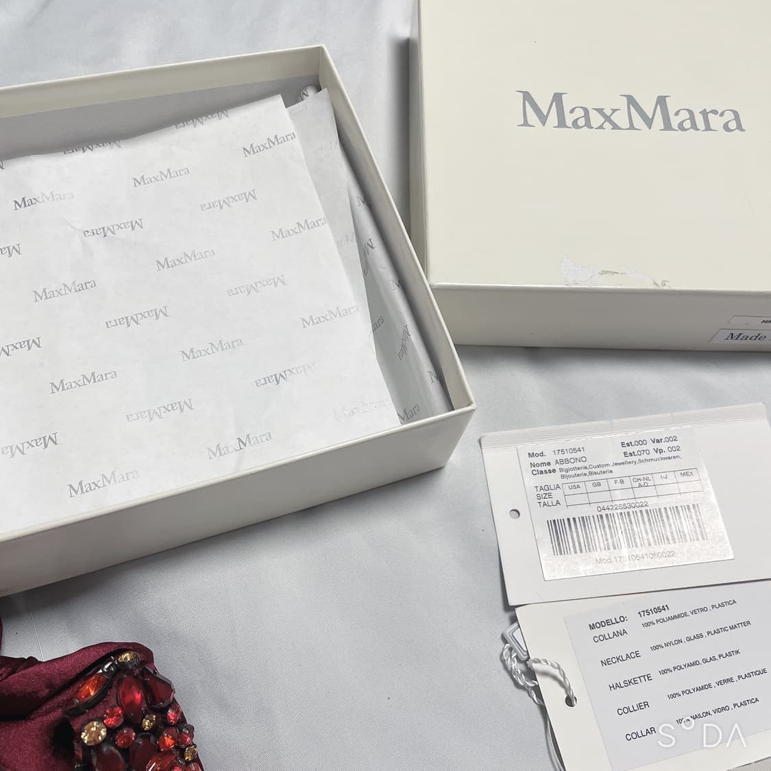 막스마라 크리스탈 목걸이 상품이미지5