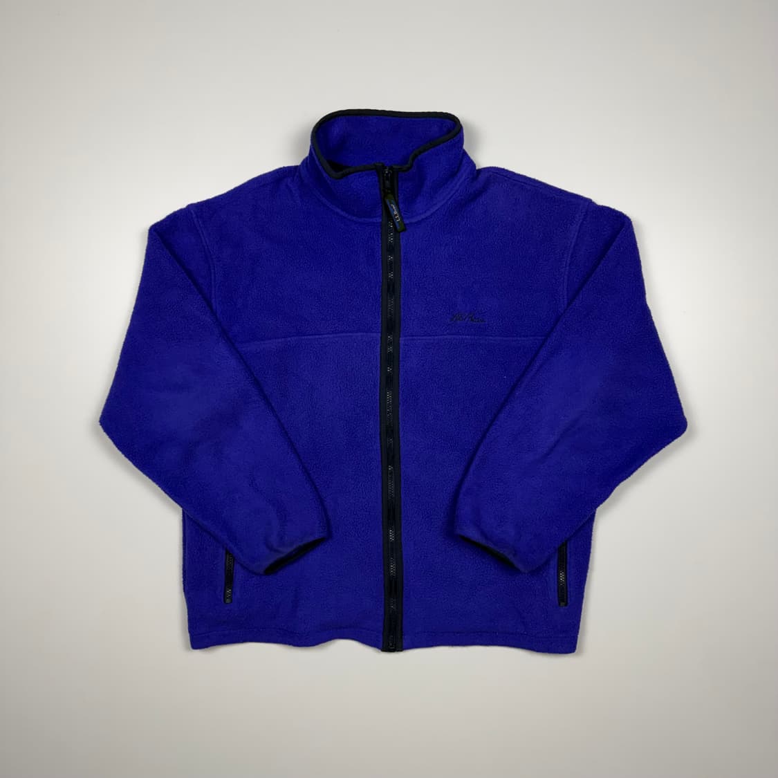 (105) 80s 엘엘빈 플리스 자켓 블루 상품이미지1