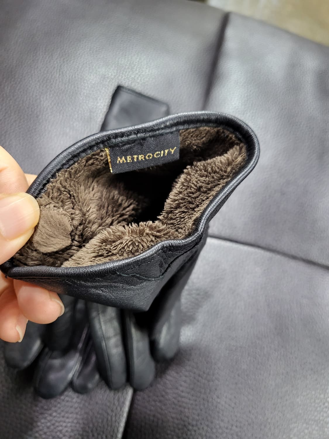 메트로시티 양가죽 장갑 상품이미지5