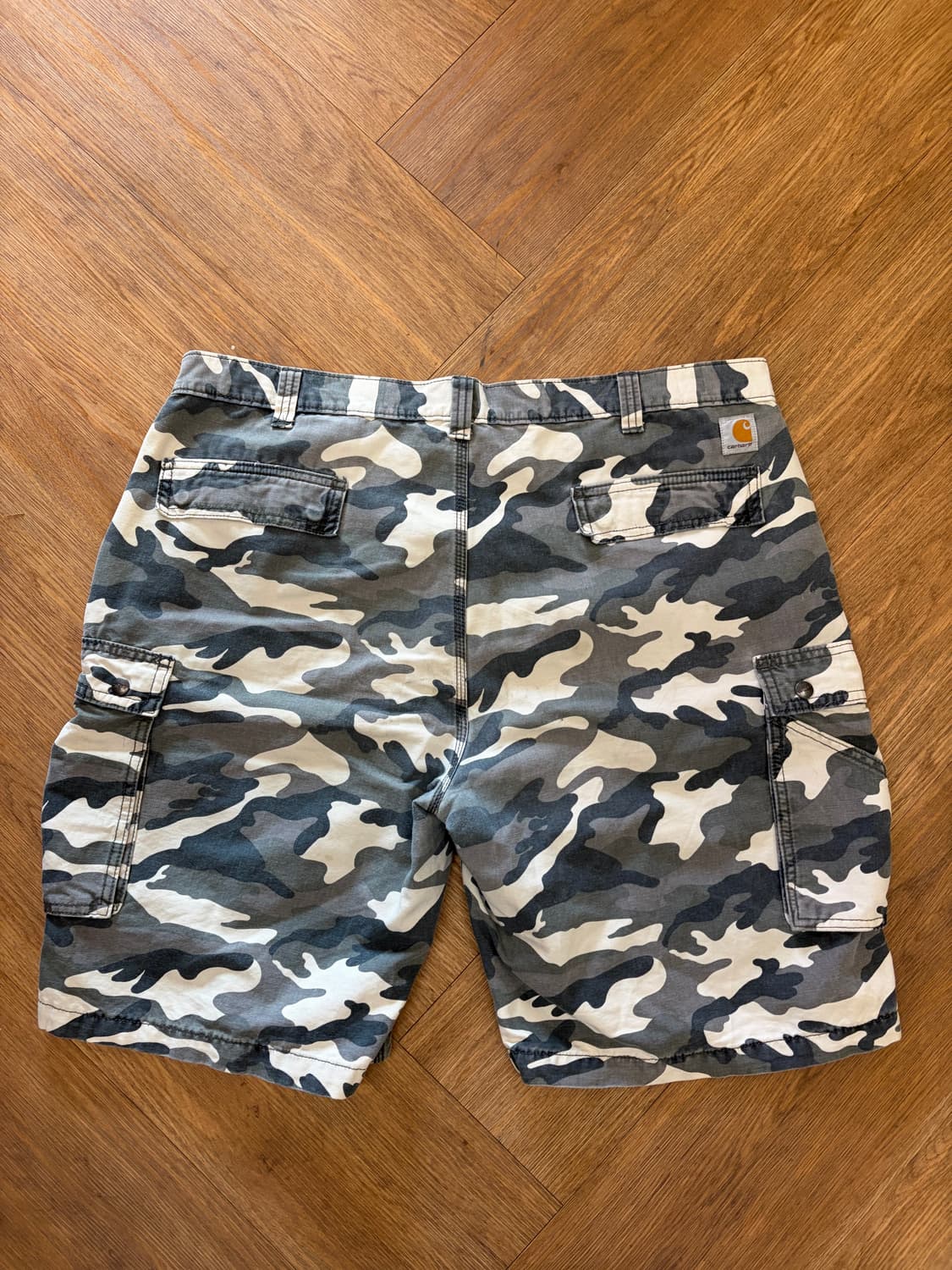 N302. 칼하트 카모 카고쇼츠 반바지 상품이미지2