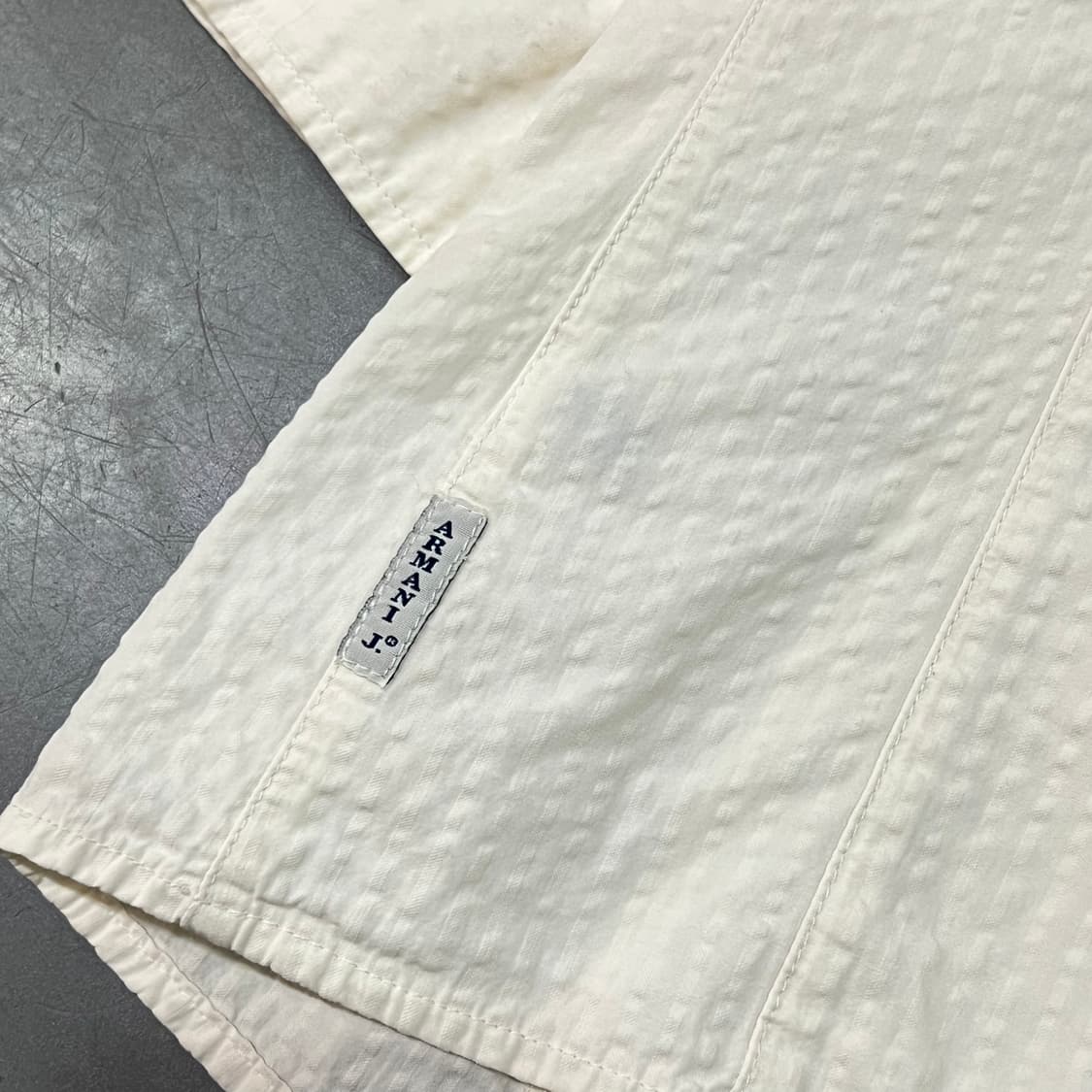  아르마니 진스 시어서커 엠보 셔츠 y16107 상품이미지6