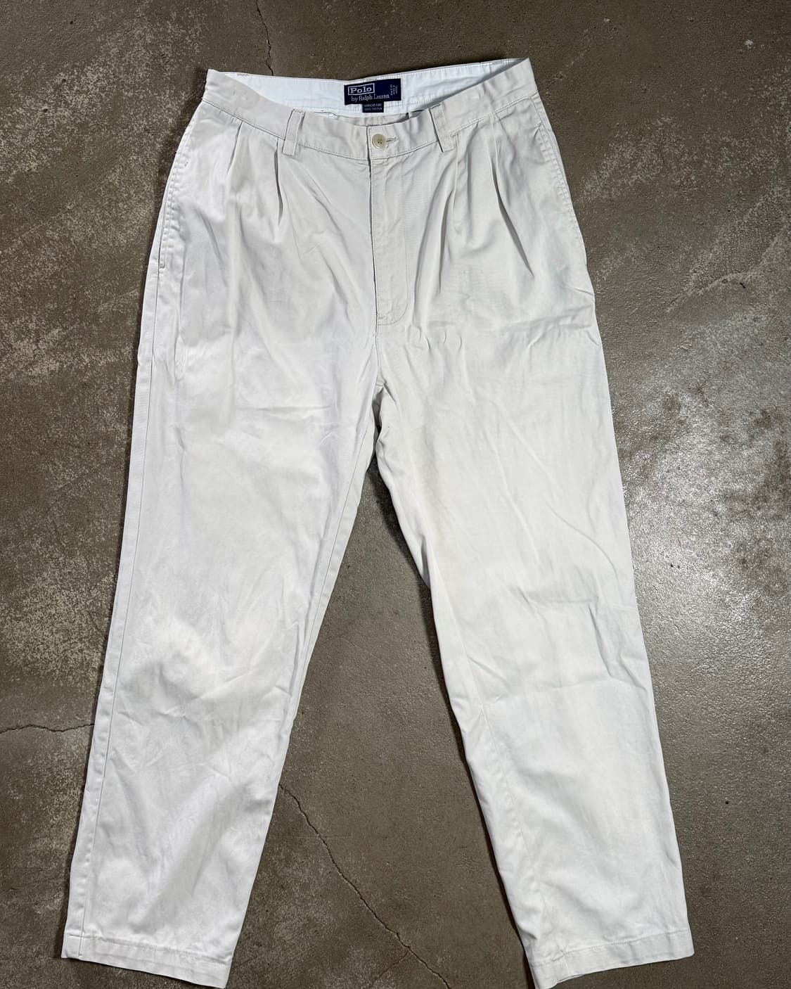 90's 폴로 랄프로렌 투턱 해먼드 치노 팬츠 31 상품이미지1